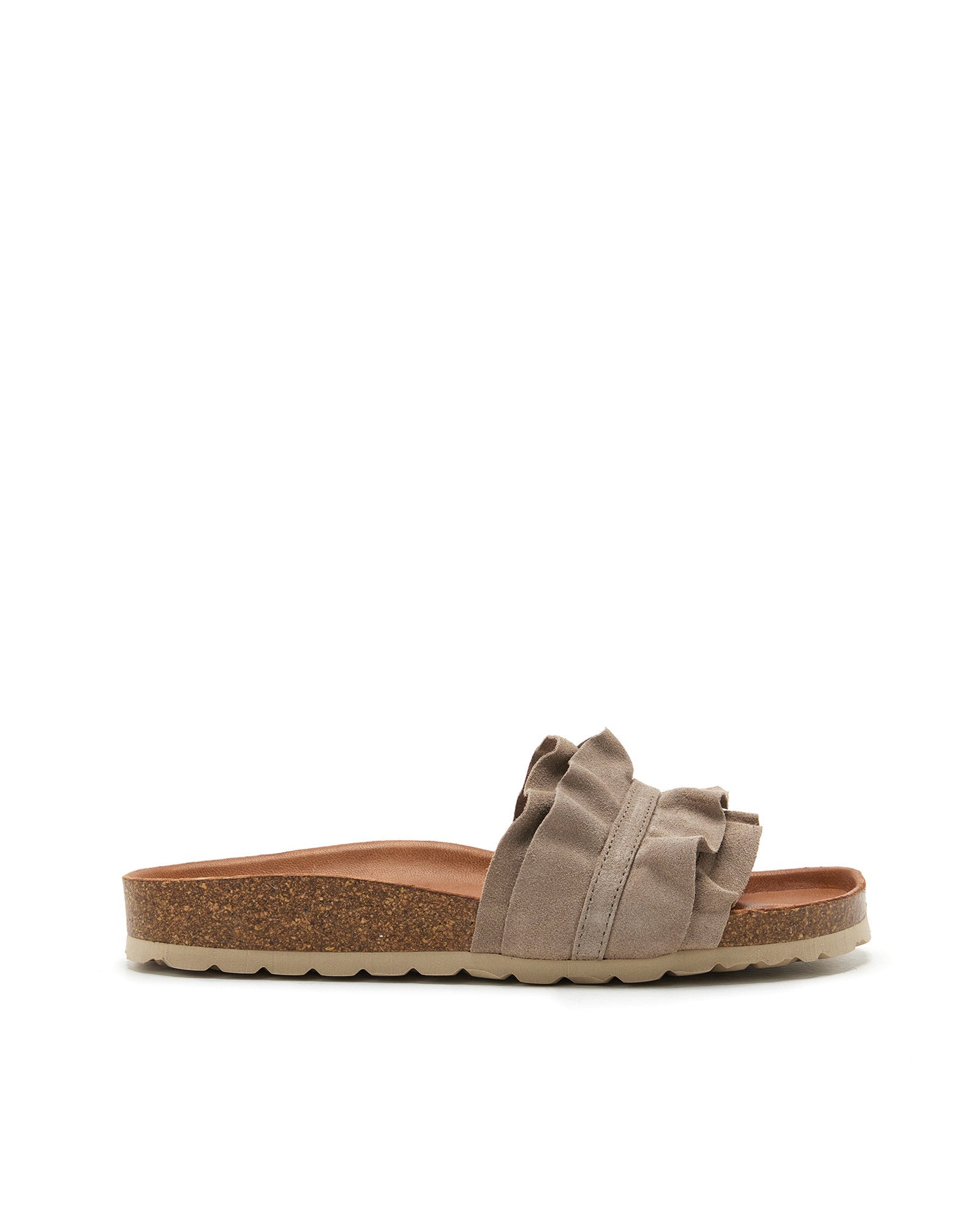 SANDALIAS ROCIO VOLANTE PIEDRA