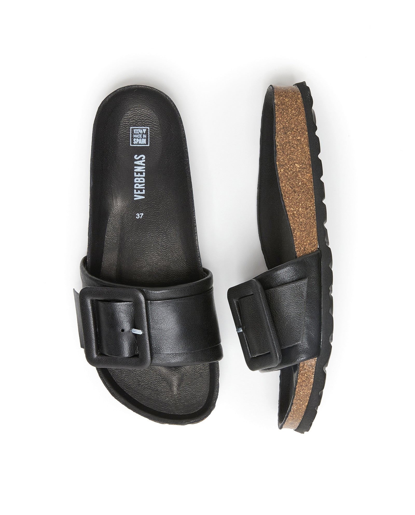 SANDALIAS REIKO ECOBRUSH NEGRO