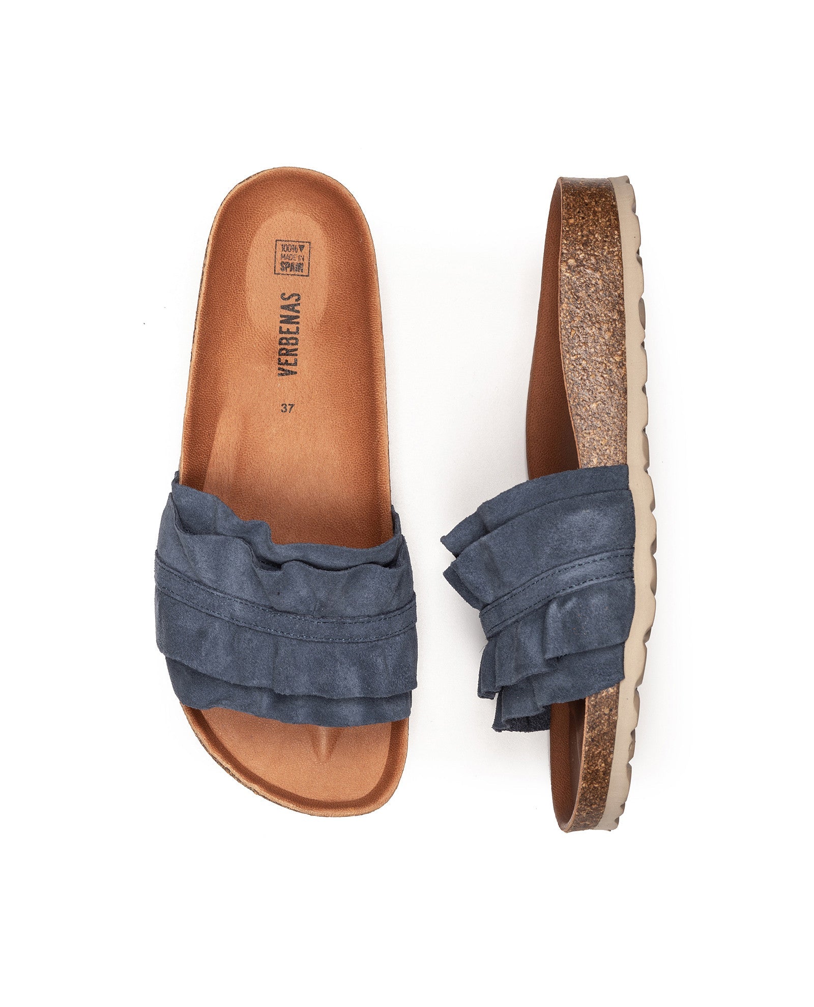 SANDALIAS ROCÍO SERRAJE VOLANTE IRIS
