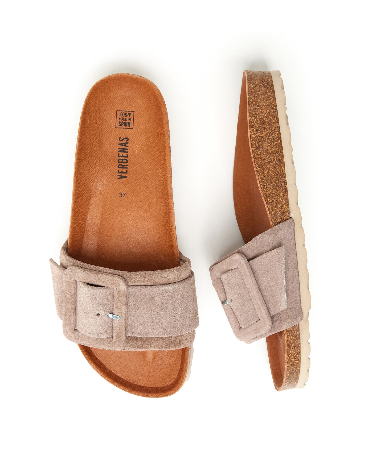 SANDALIAS REIKO VELOUR PIEDRA