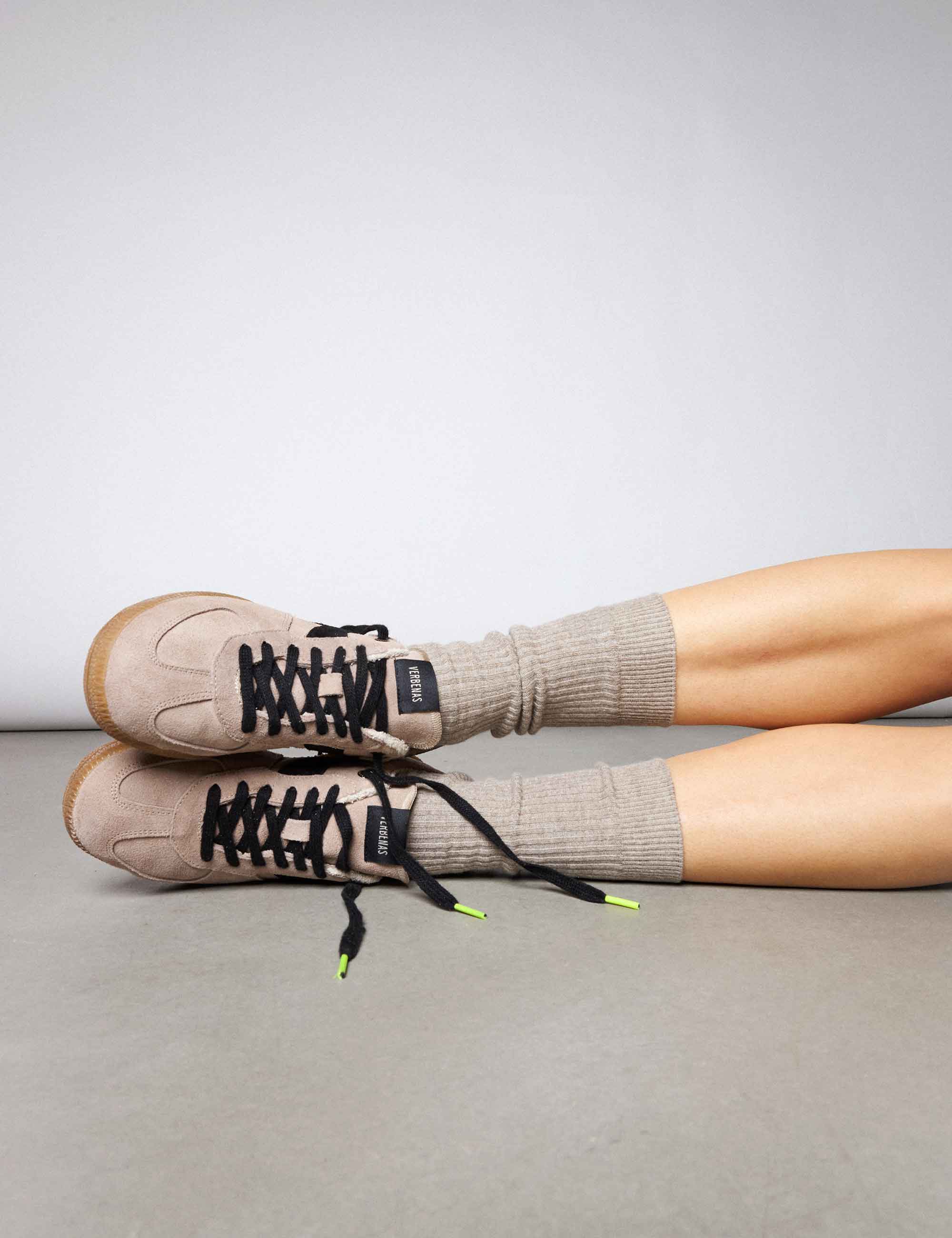 Sneakers Sora Serraje Combi Piedra