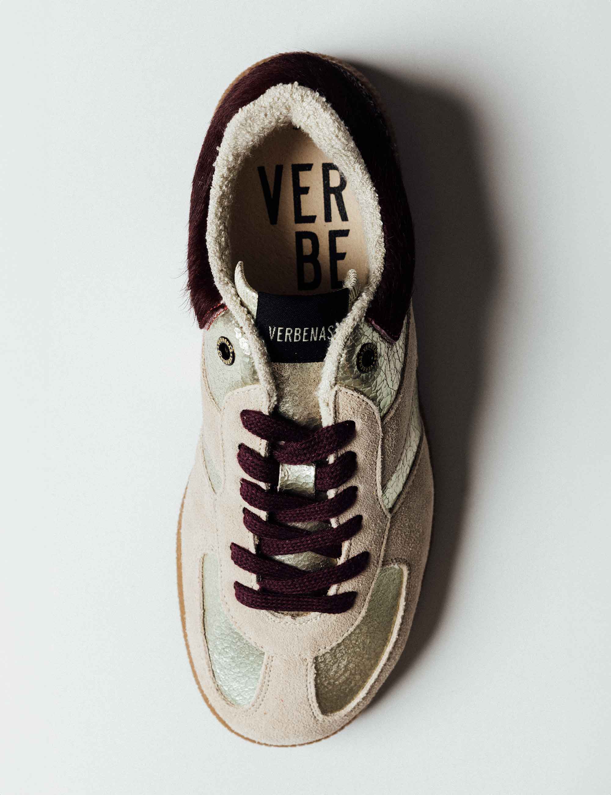 Sneakers Sora Fantasy Oro/Crudo/Vino