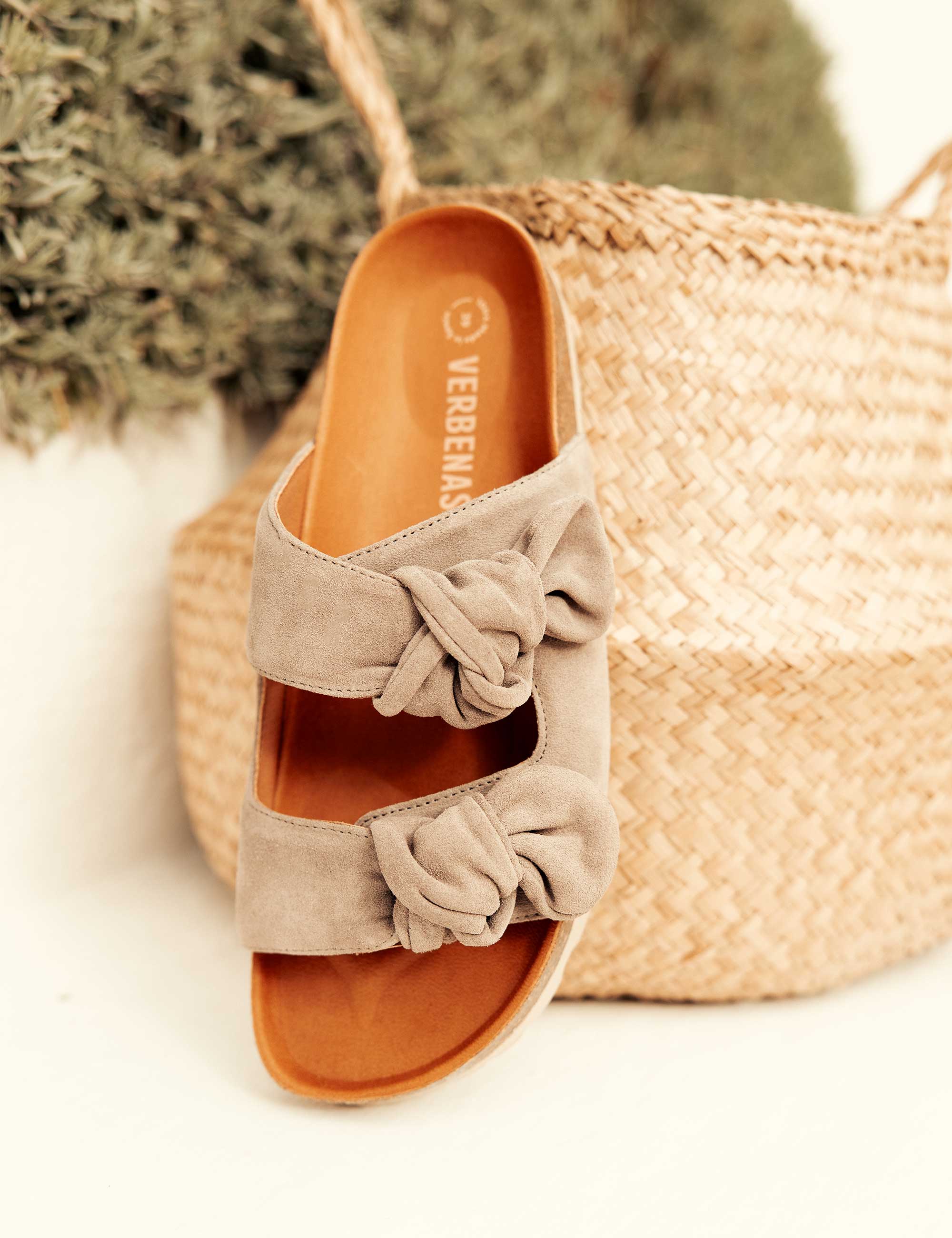 Sandali Rain Velour Piedra