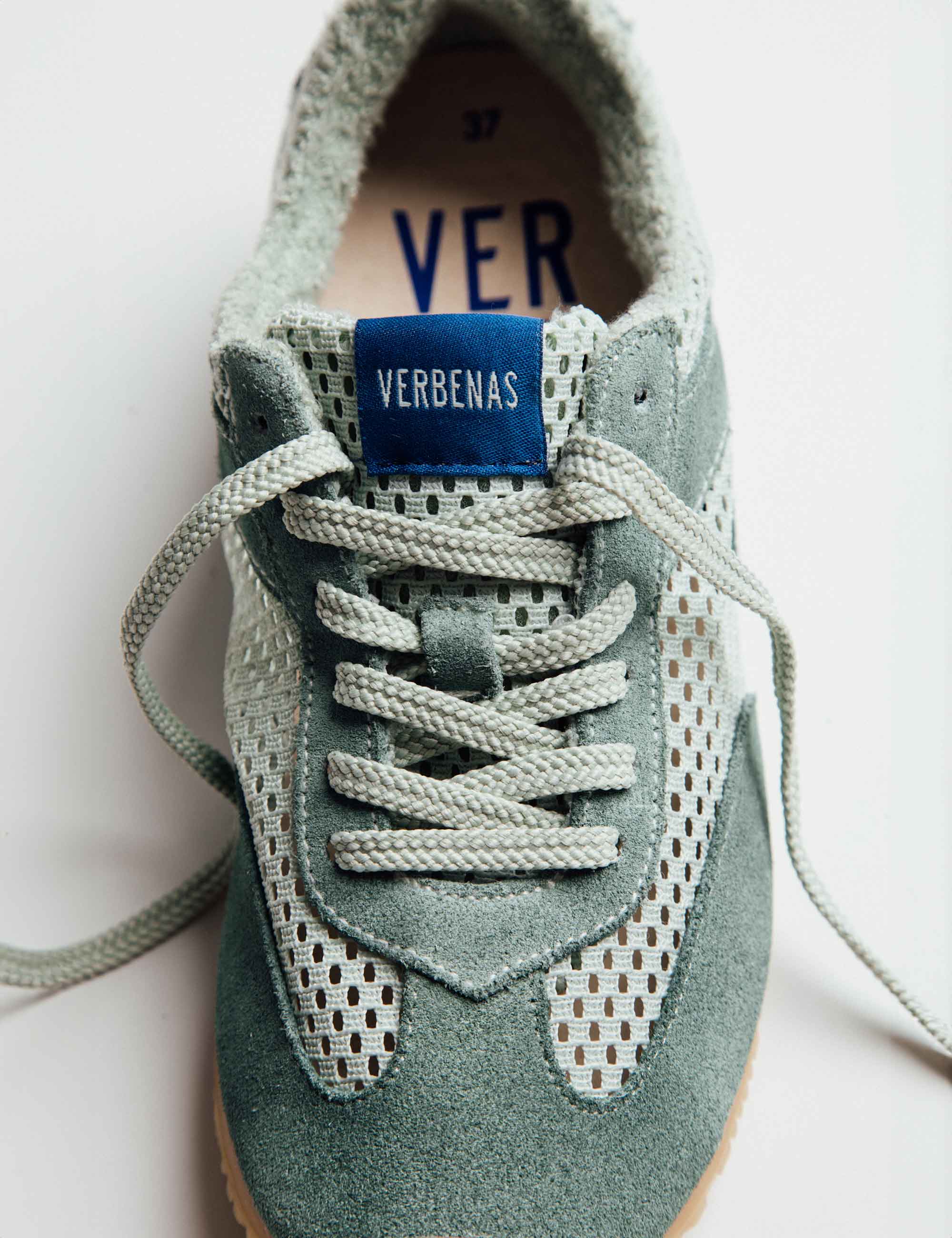 Sneakers One Washed Mesh Menta