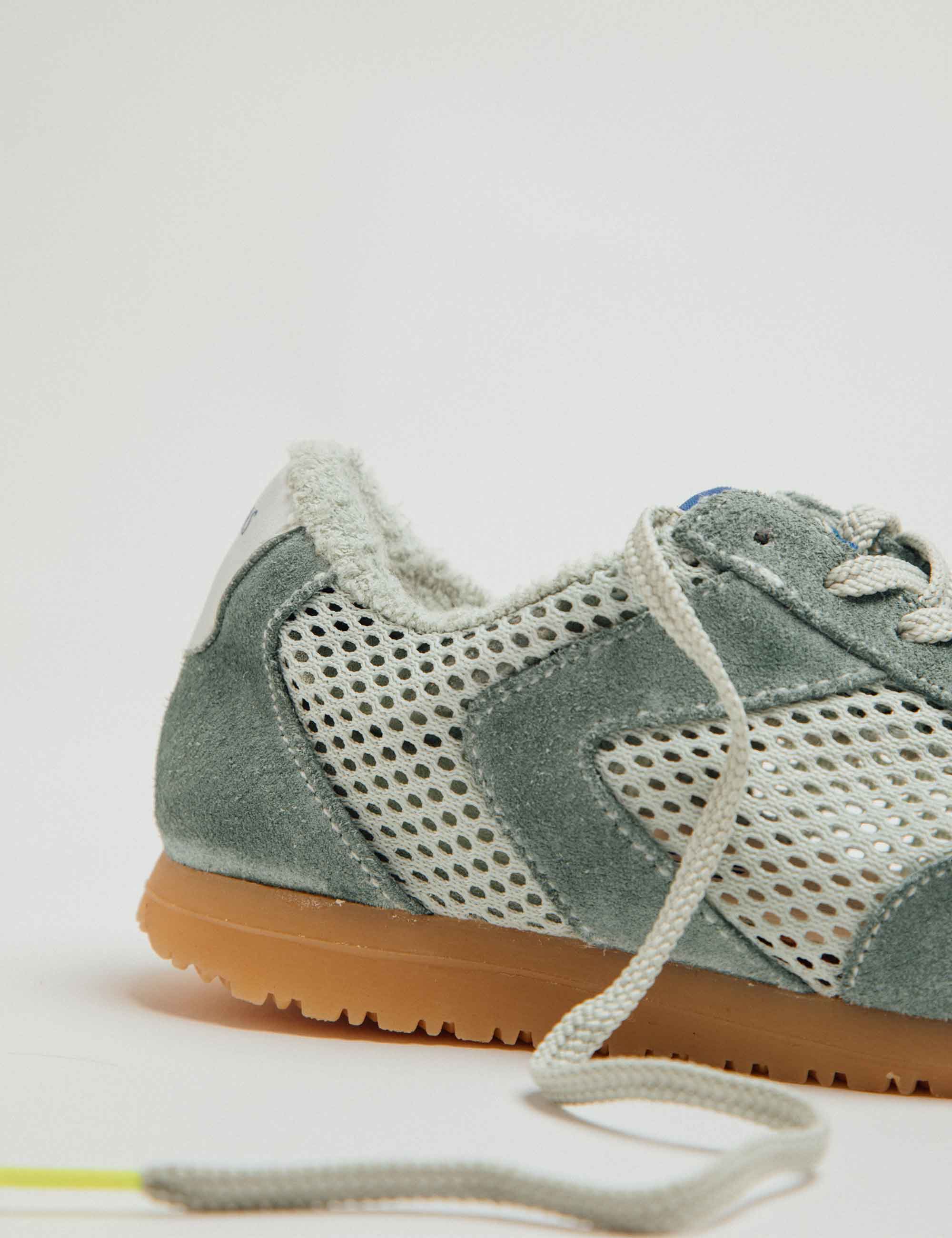 Sneakers One Washed Mesh Menta