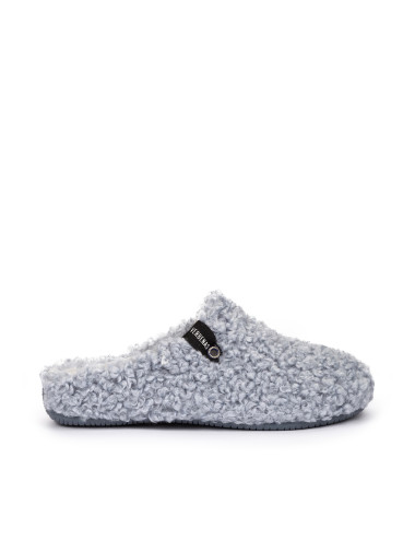 SLIPPERS YORK CURLY CIELO