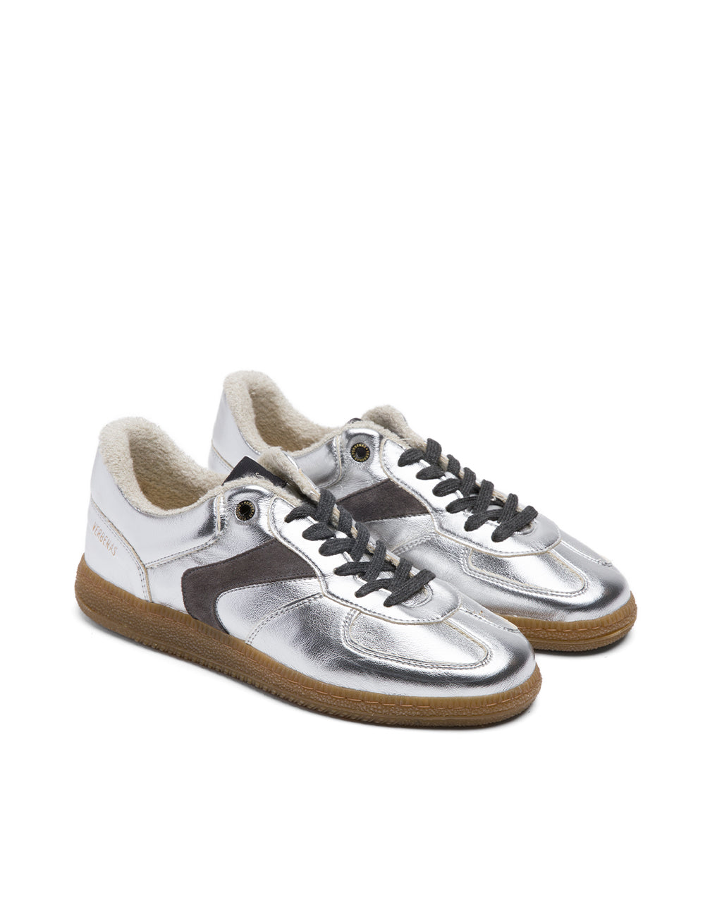 Sneakers Sora Lame/Serraje Plata/Antracita