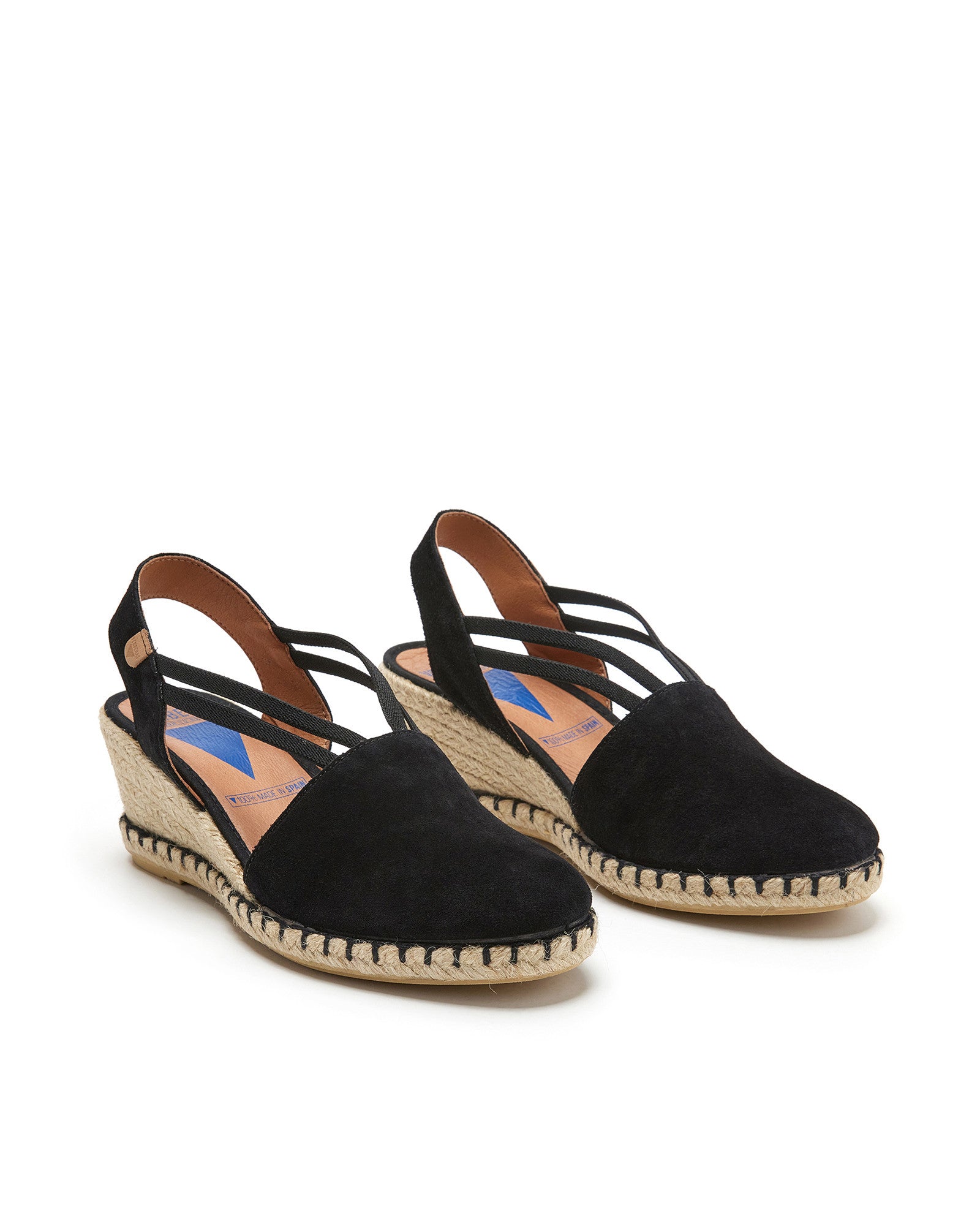 Wedges Maika Serraje Negro