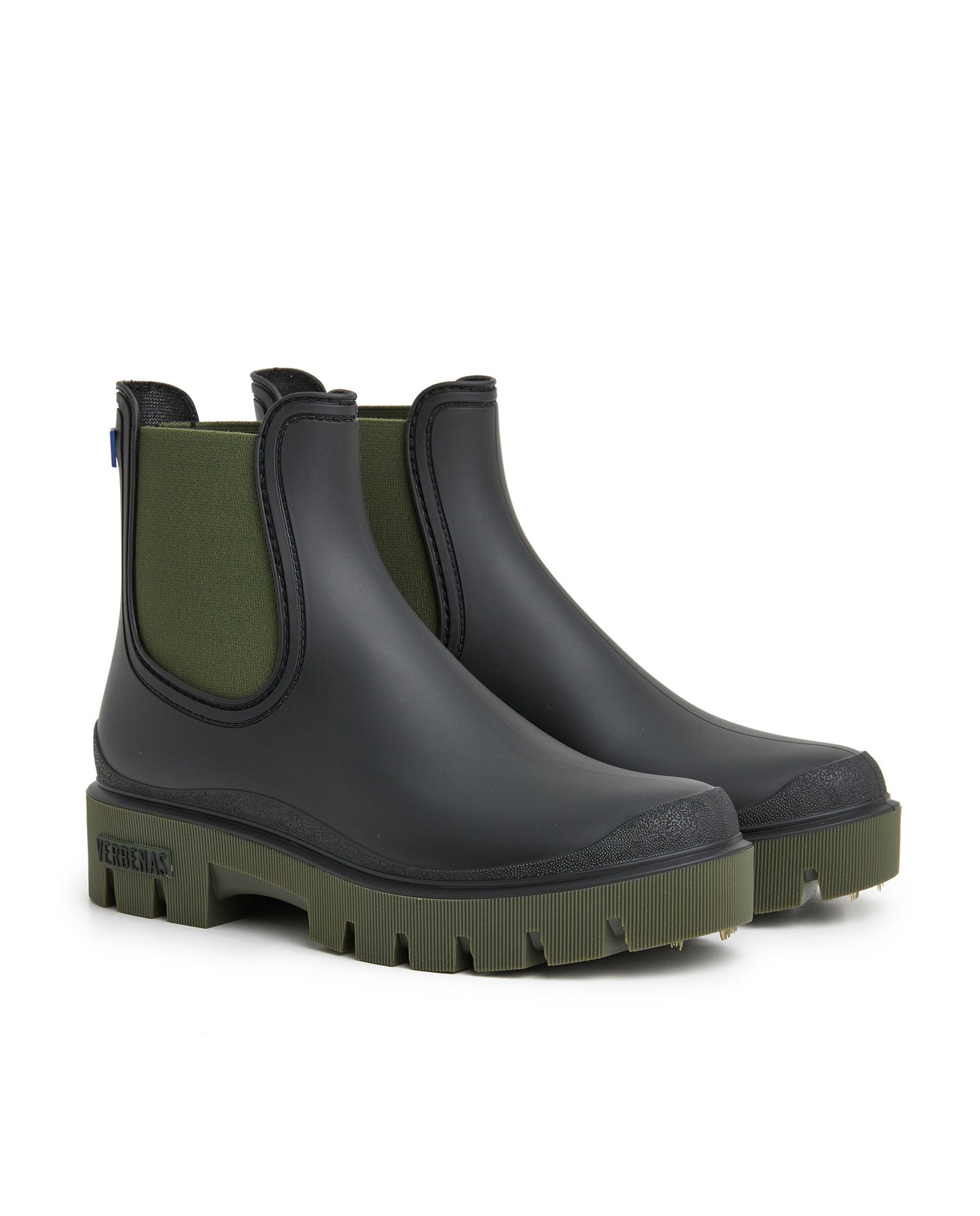 Rain Boots Mae Mate Negro-kaki