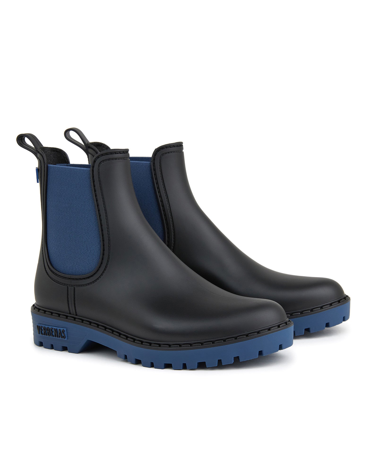 Botas Agua Gaudi Mate Negro-Azul