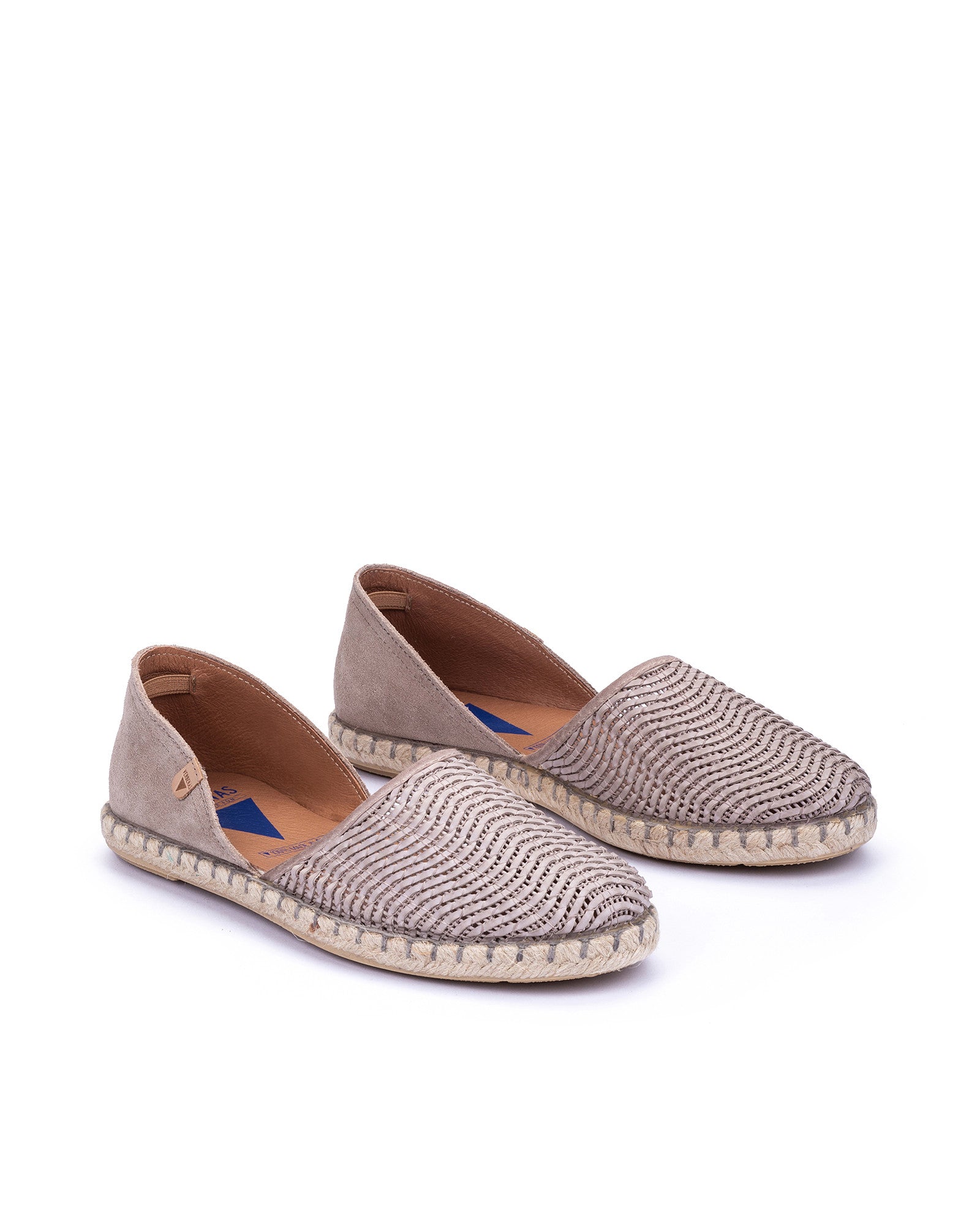 Espadrilles Carmen Lato/serraje Piedra