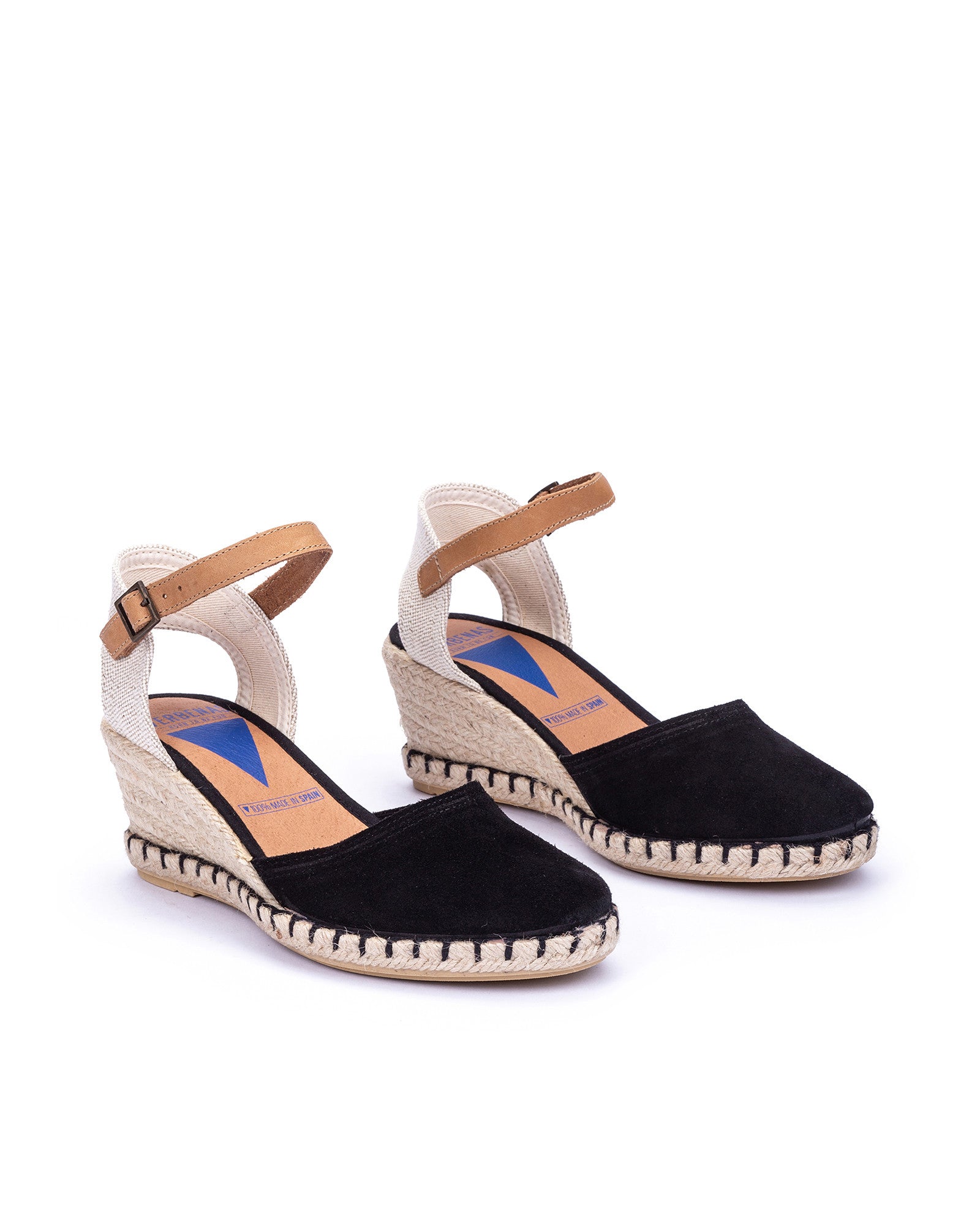 Wedges Malena Serraje Negro