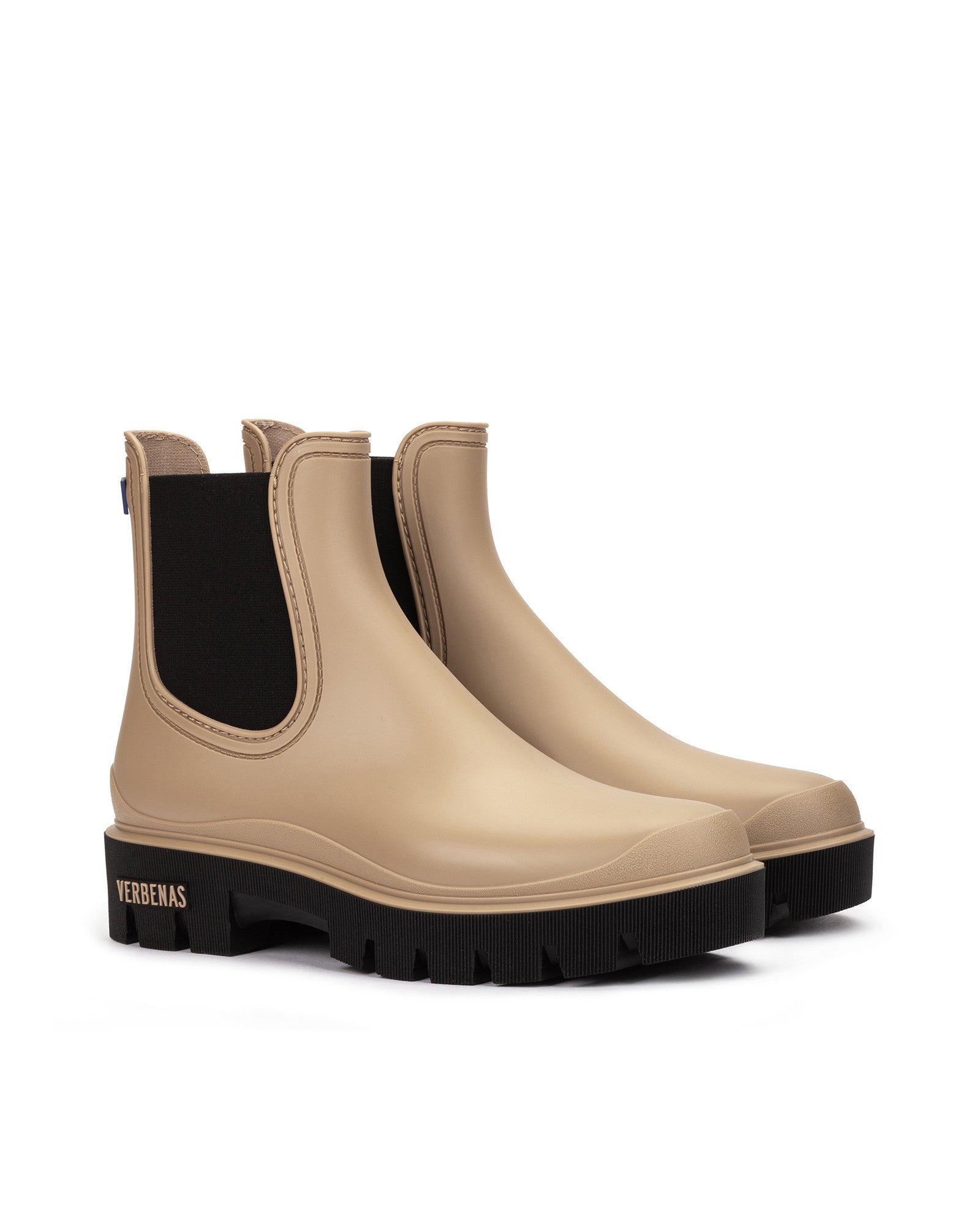 Rain Boots Mae Mate Beig-Negro