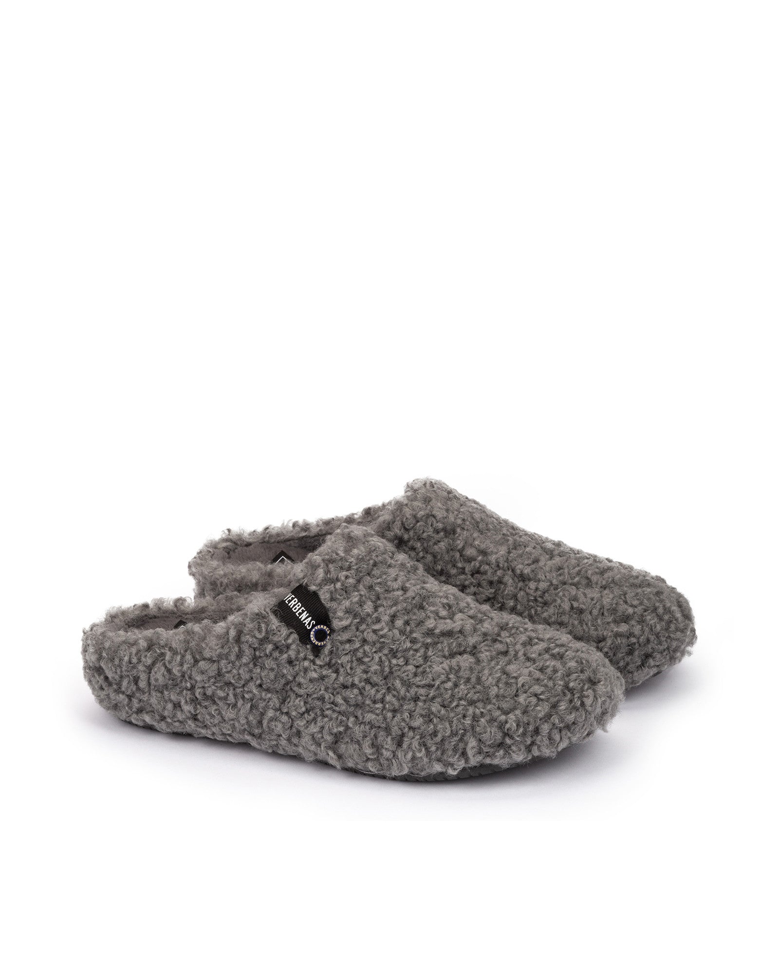 Slippers York Curly Antracita