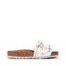 SANDALIAS ROCÍO NUCLEO METAL VOLANTE ORO