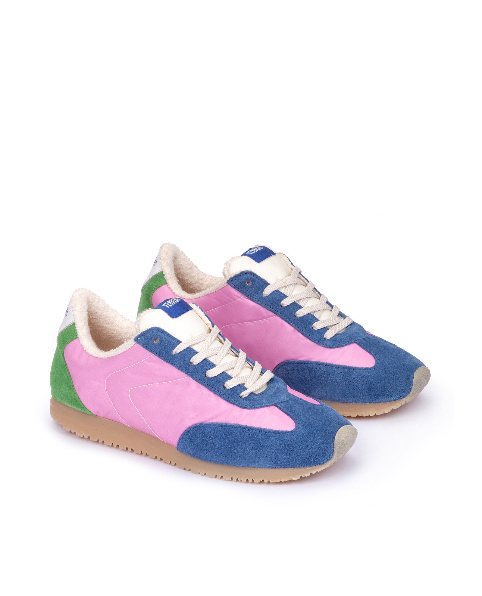 Sneakers One Nylon/serraje Fresa/cobalto/garden