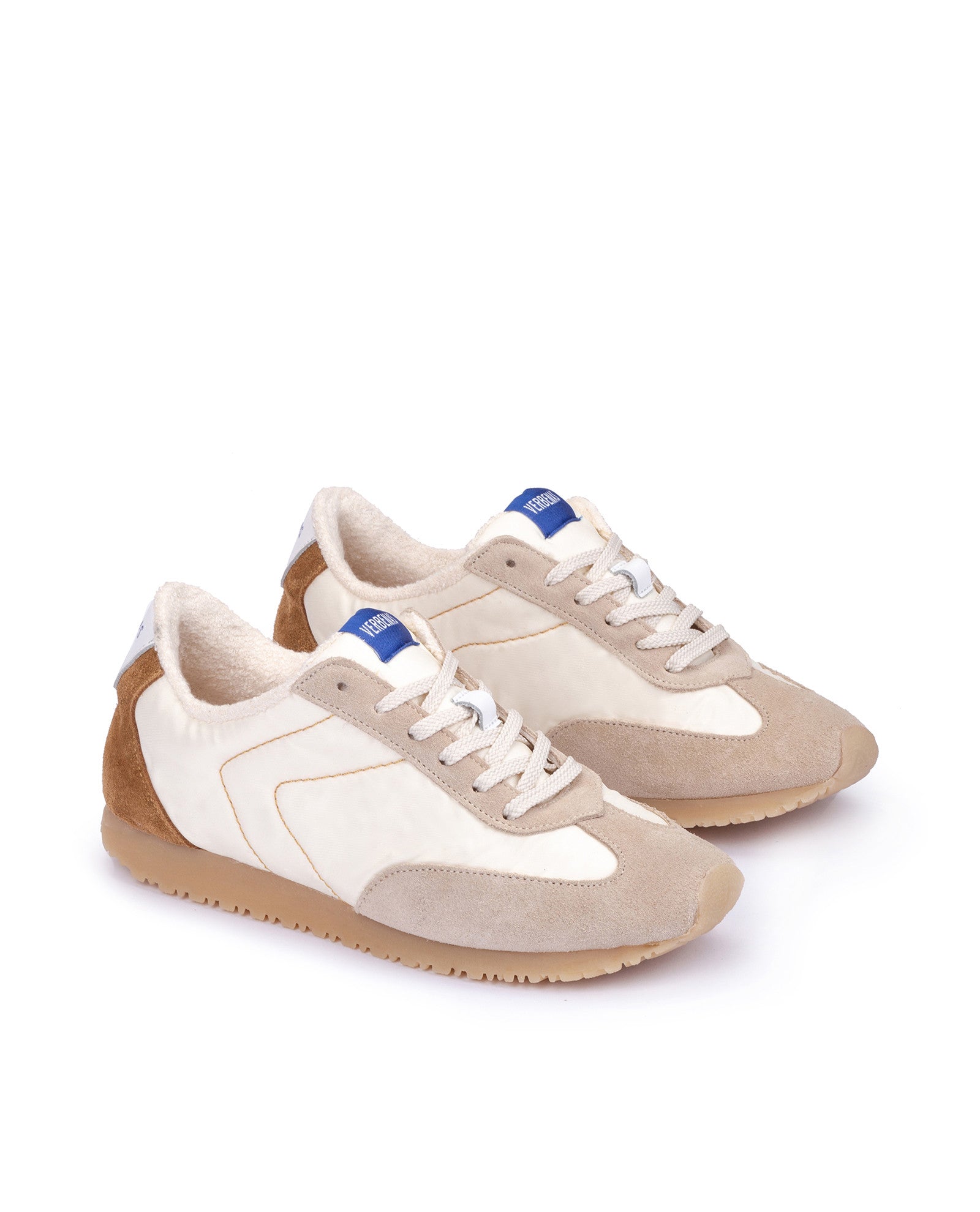 Sneakers One Nylon/serraje Cream/bronzo