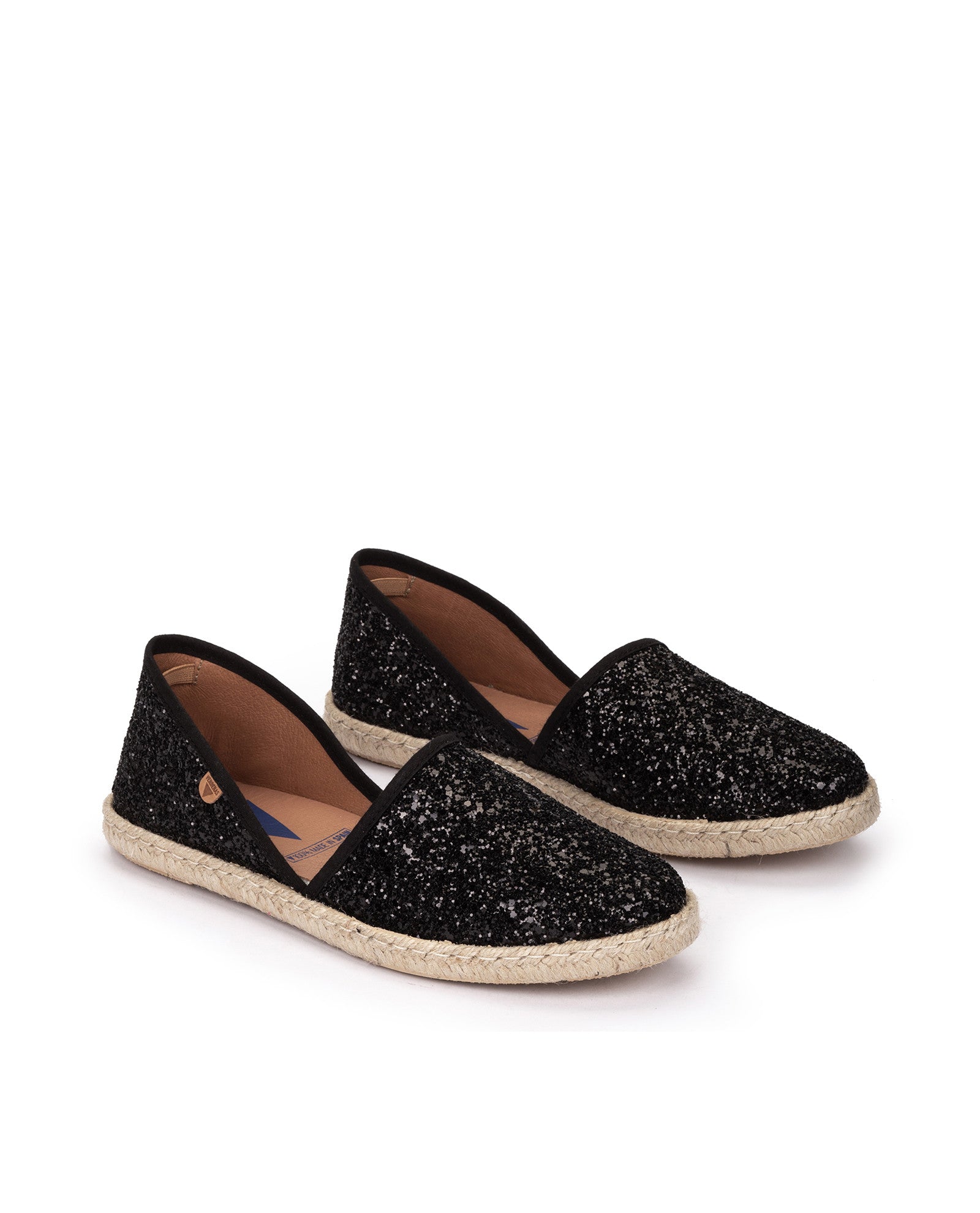 Espadrilles Carmen Glitter Negro