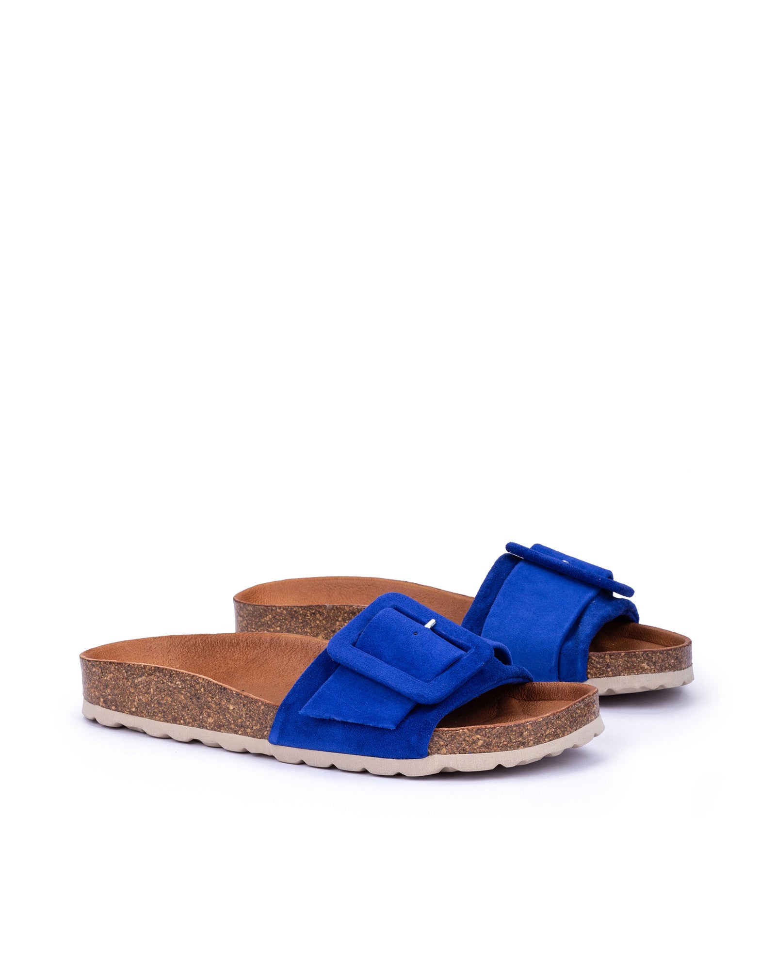 Sandals Reiko Velour Royal Blue