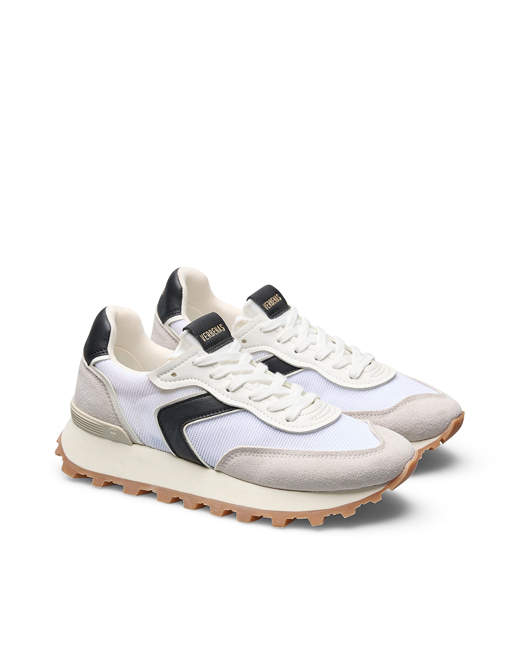 Sneakers Clodette Dinan Latte-Negro