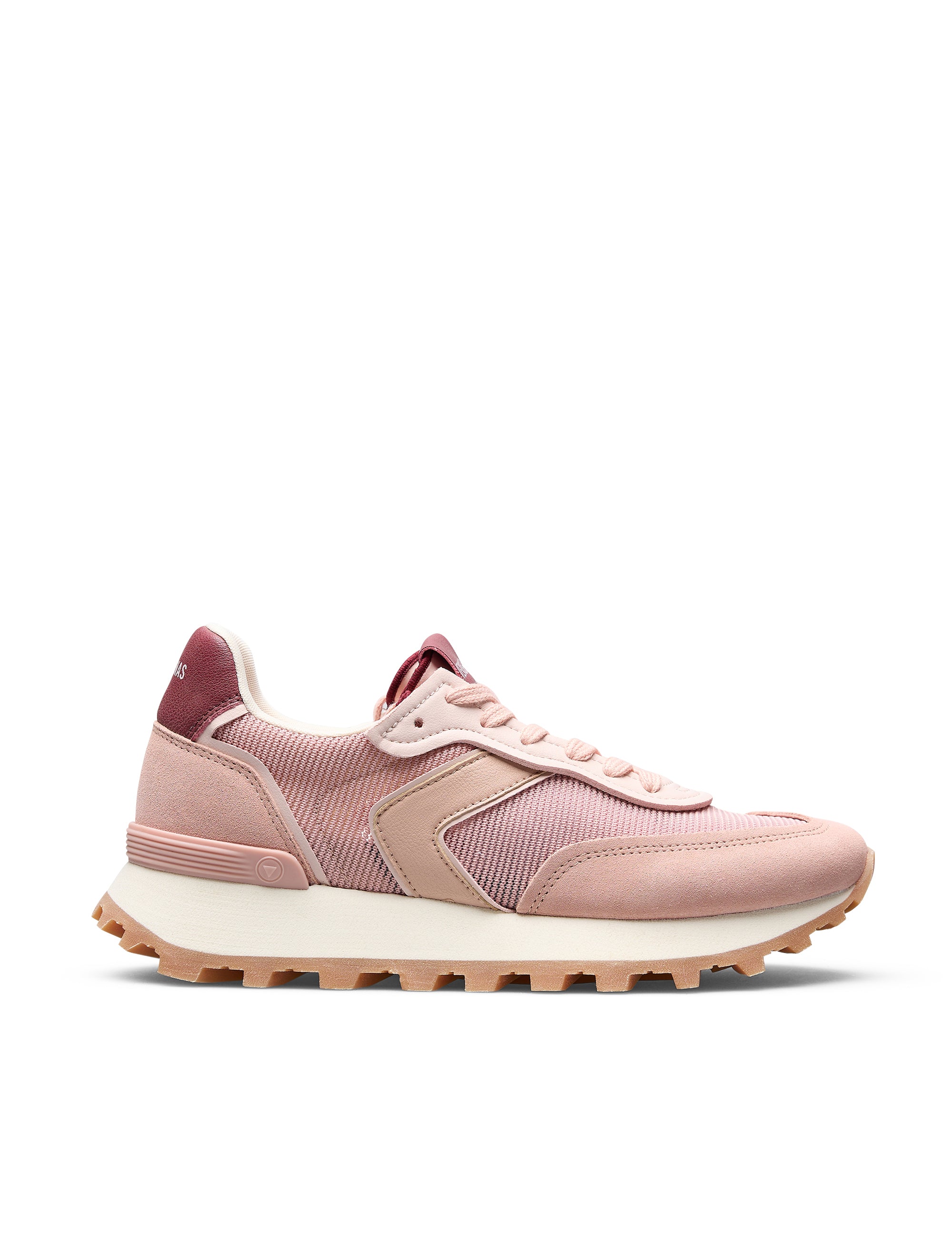 Sneakers Clodette Dinan Nude-Burgundy