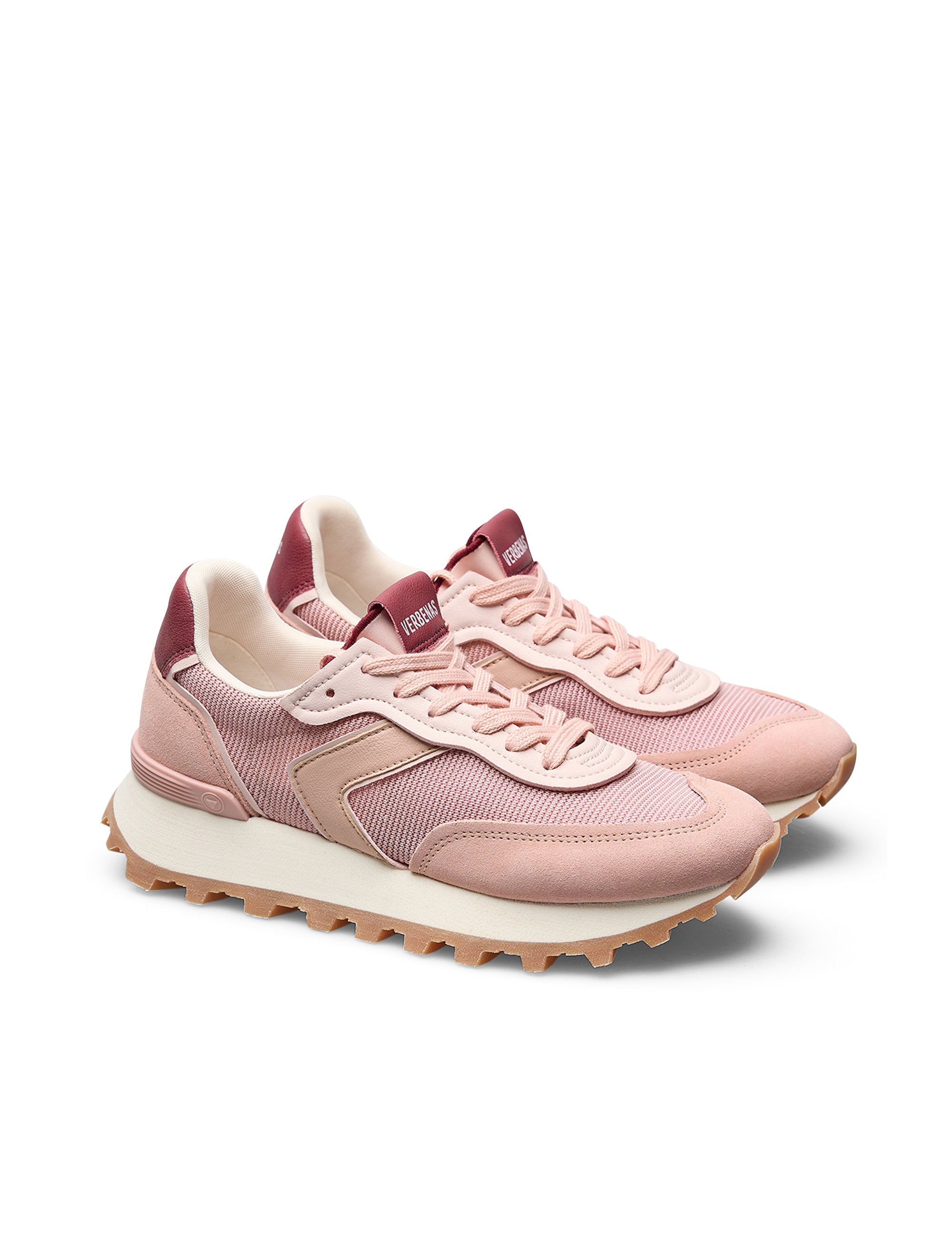 Sneakers Clodette Dinan Nude-Burgundy