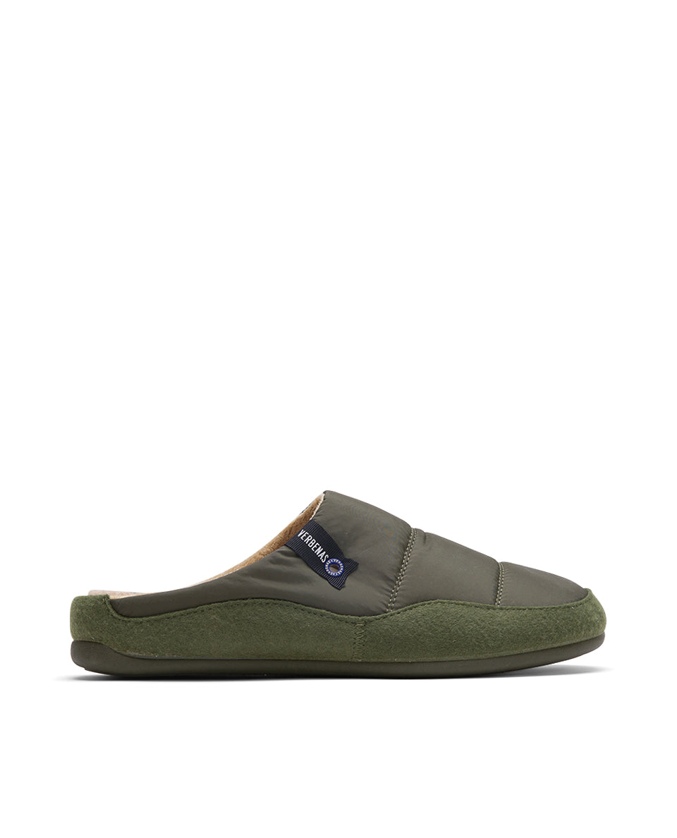 Slippers Earth Acolchado/Picos Kaki/Kaki