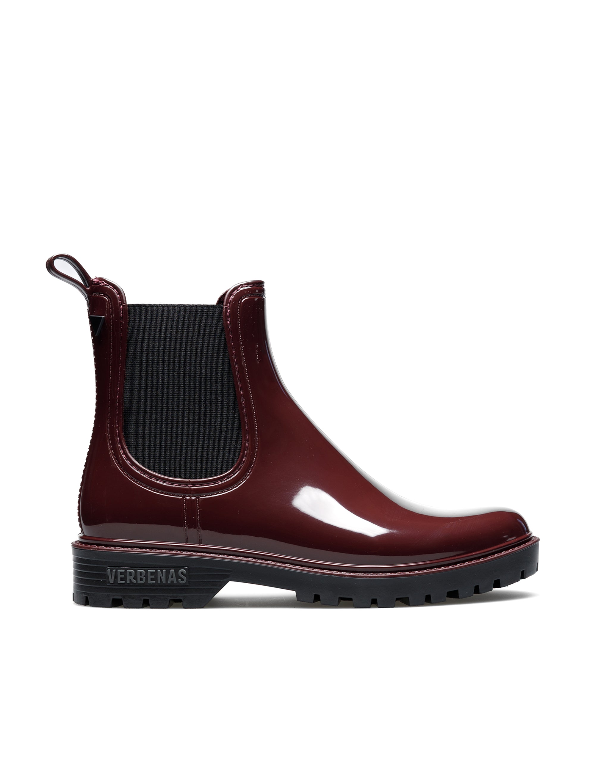 Botas Agua Gaudi Brillo Burdeos