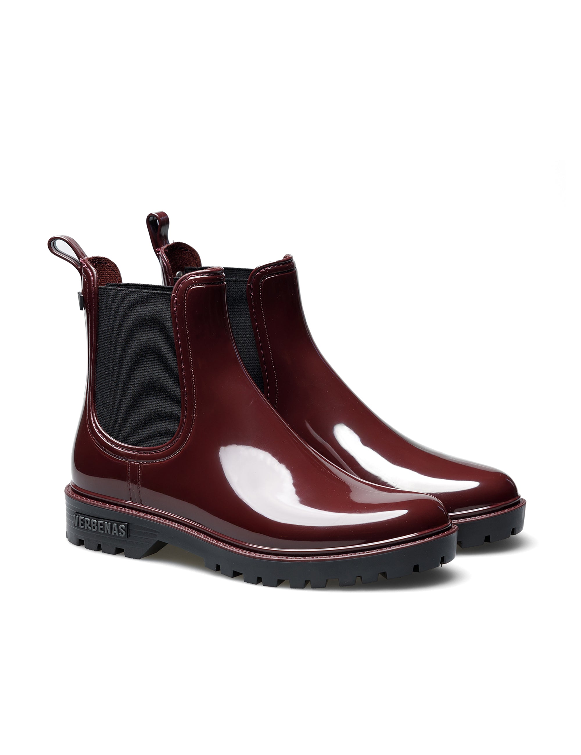 Botas Agua Gaudi Brillo Burdeos