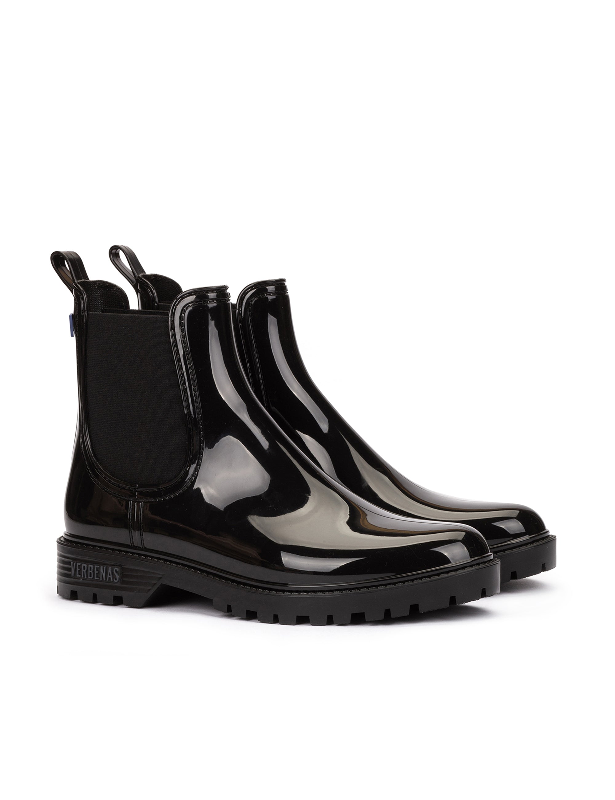Botas Agua Gaudi Brillo Negro