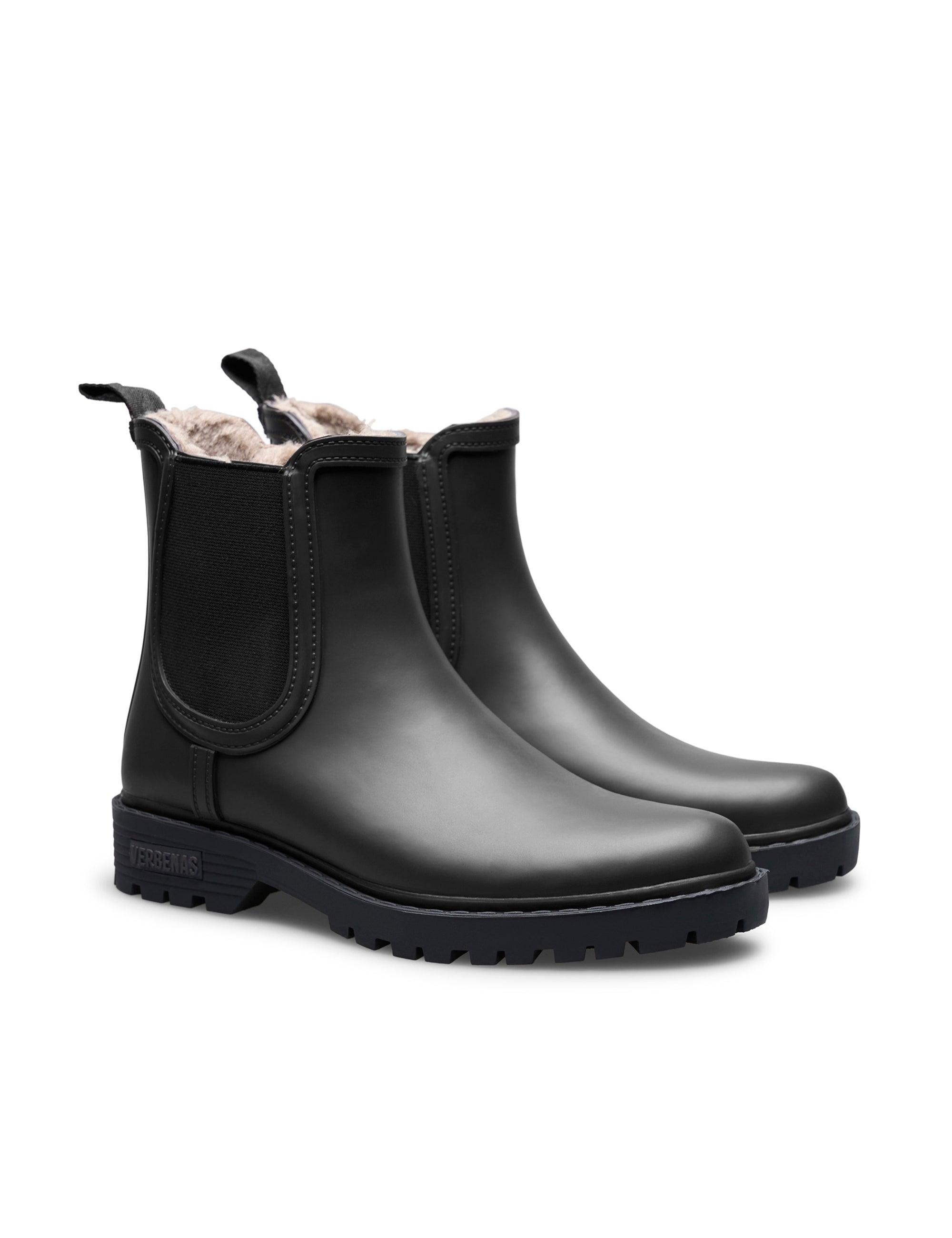 Bota de Agua Gaudi Fur Smooth Black/Black