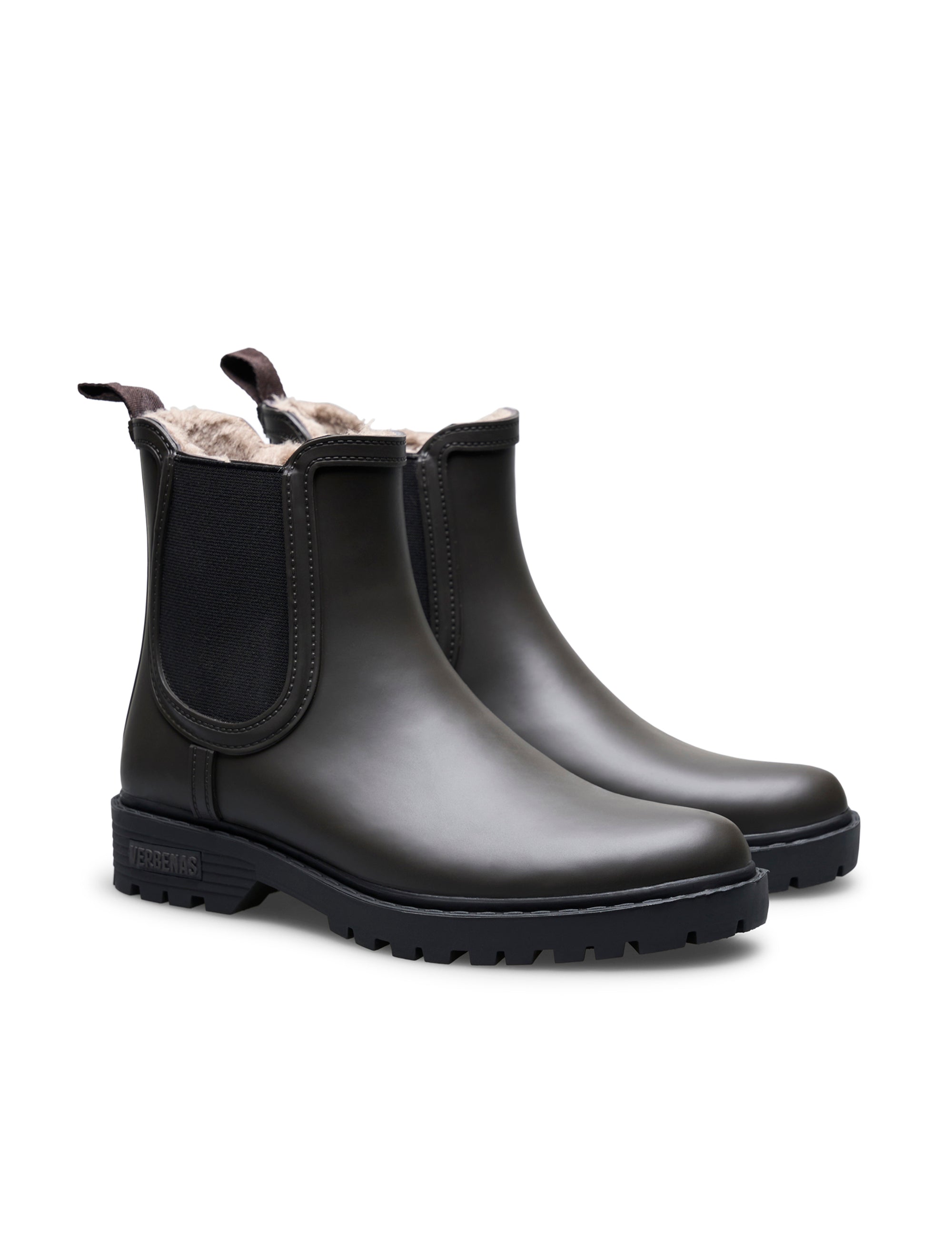 Bota de Agua Gaudi Fur Smooth Brown/Black