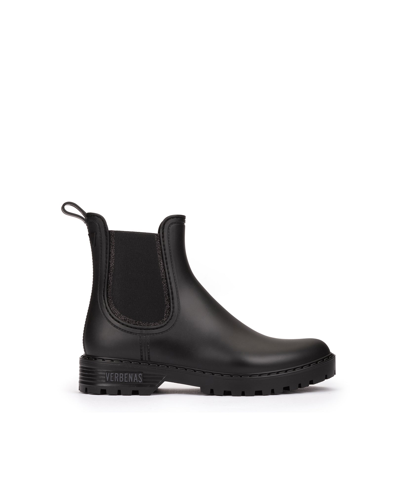 Botas Agua Gaudi Mate Glitter Negro-Negro
