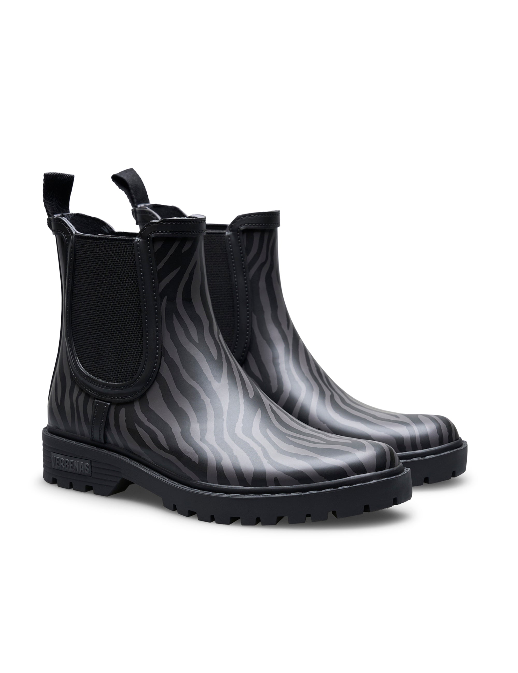 Bota de Agua Gaudi Smooth Animal Black Zebra/Black