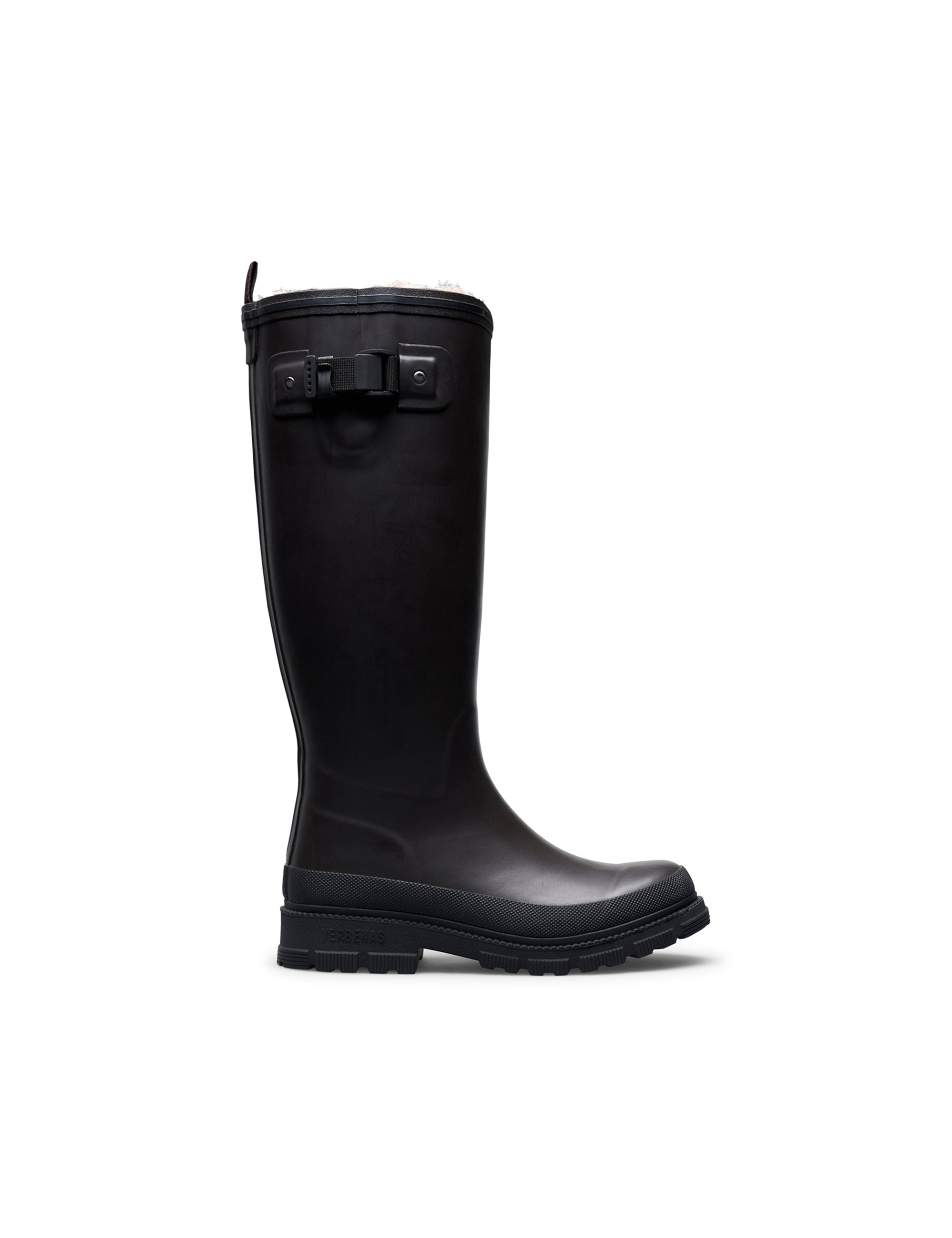 Stivali da pioggia Lili Fur Smooth Brown/Black