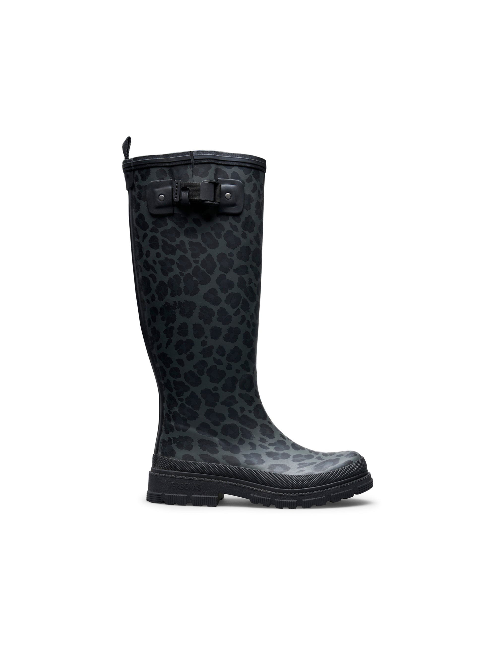 Stivali da pioggia Lili Smooth Animal Black Leo/Black