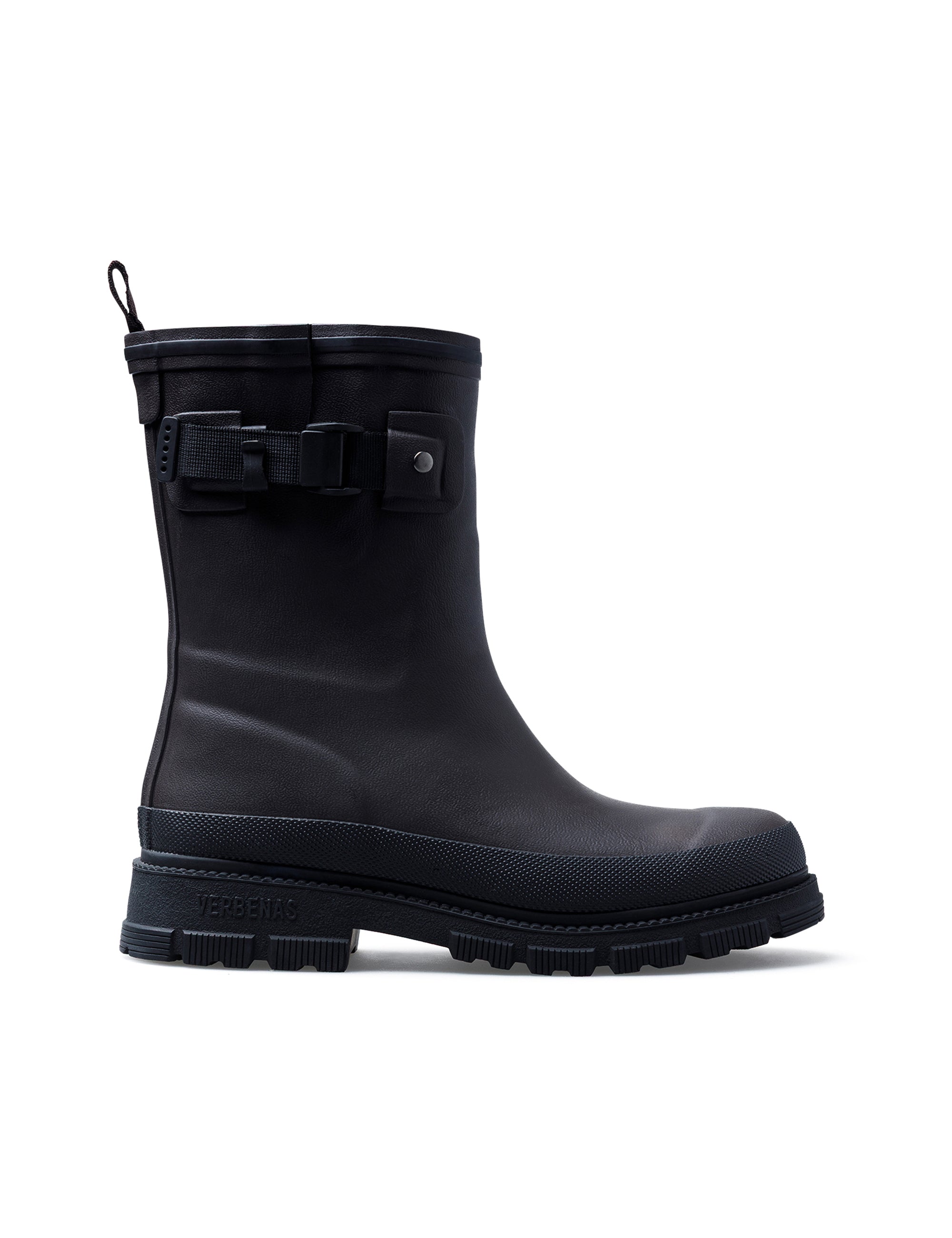 Rain Boots Lina Fur Smooth Brown/Black