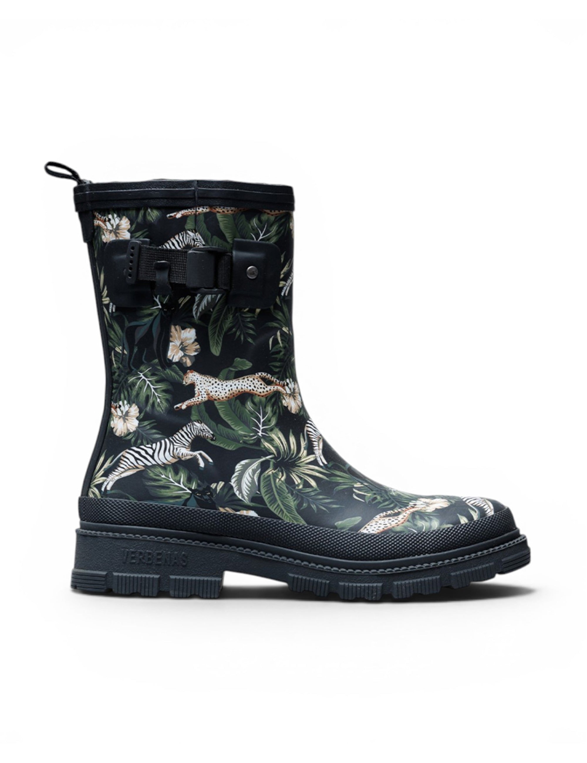 Rain Boots Lina Fur Smooth Selva Black/Black