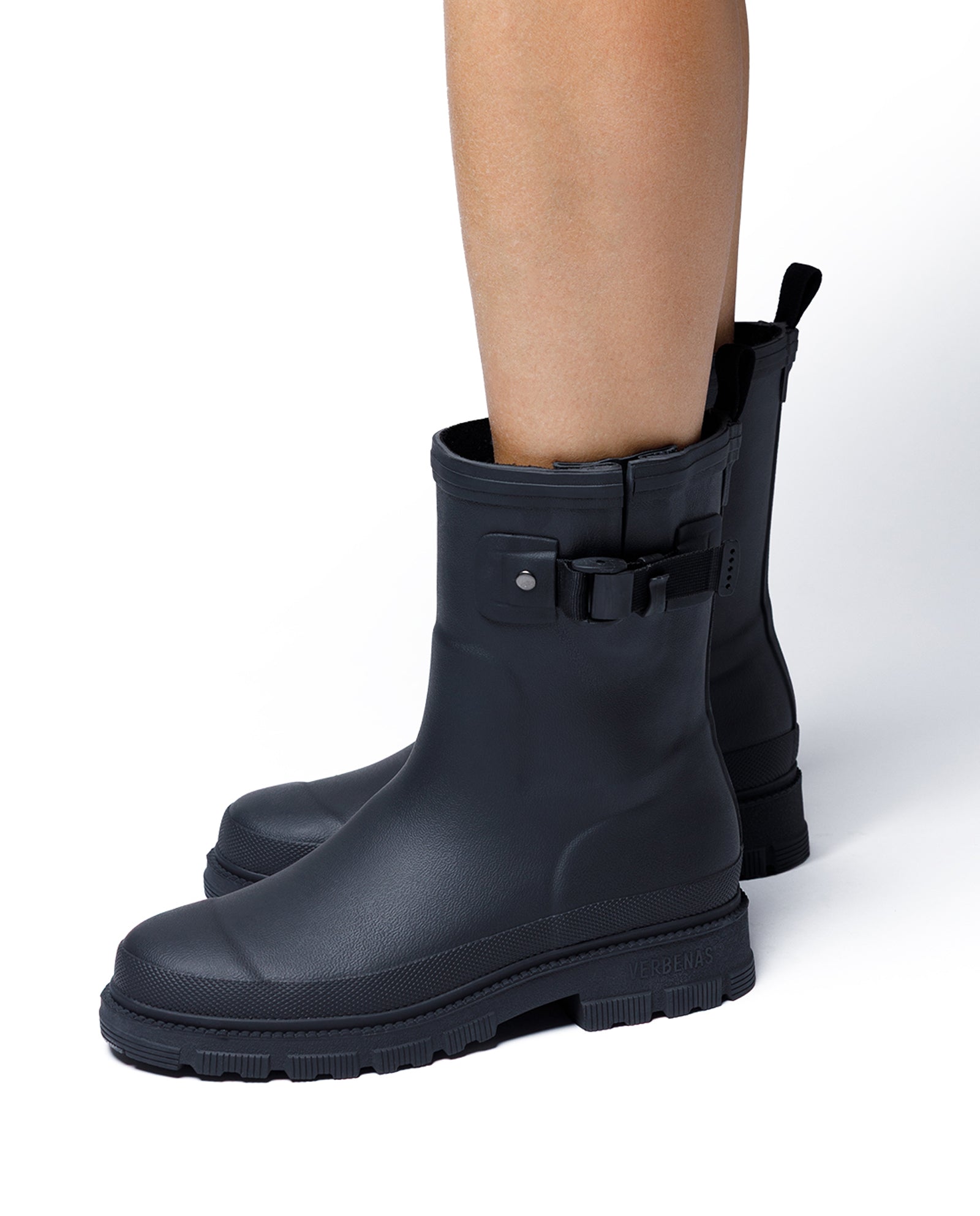 Botas Agua Lina Mate Combi Black Black