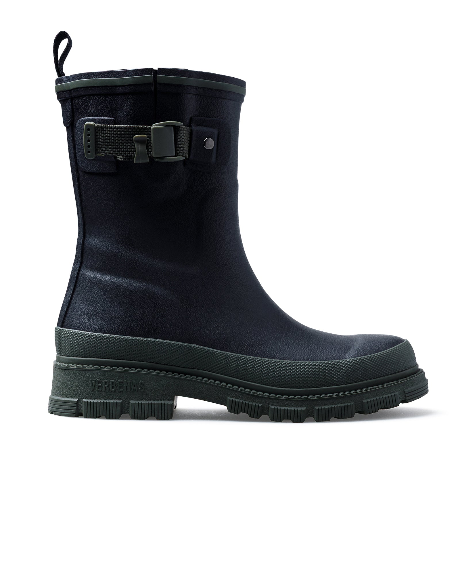 Botas Agua Lina Mate Combi Black Kaki