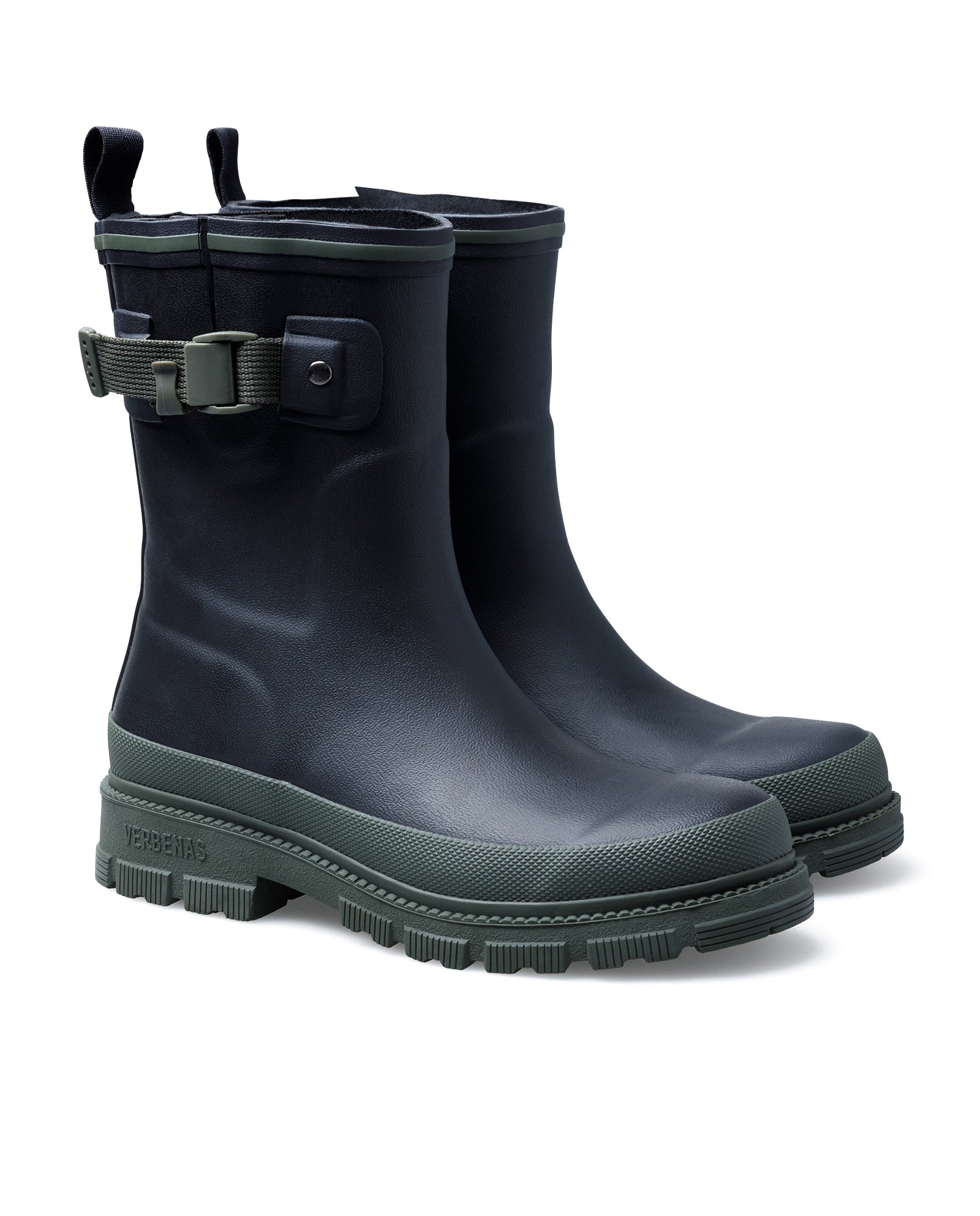 Botas Agua Lina Mate Combi Black Kaki