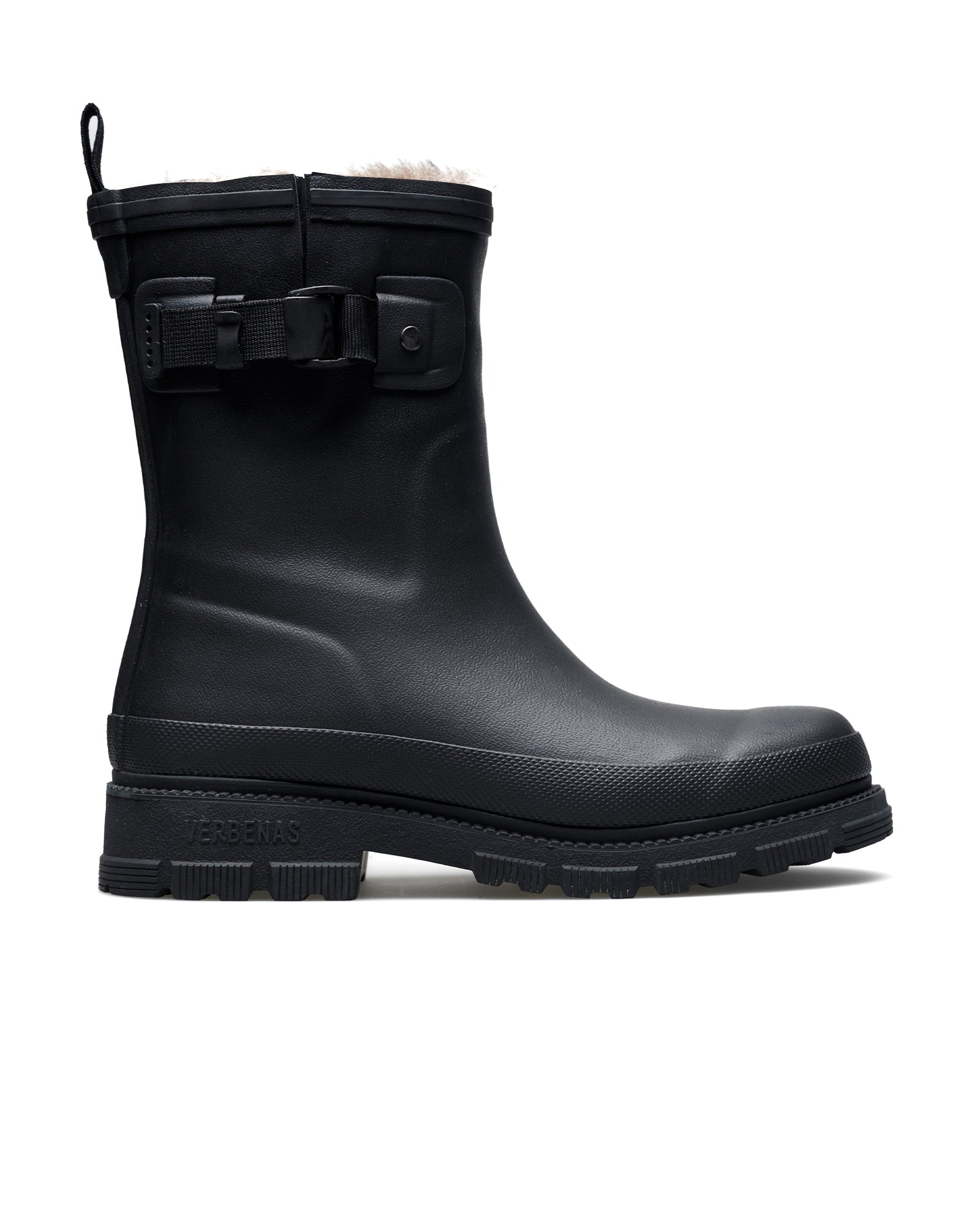 Rain Boots Lina Matte Combi Fur Black Black