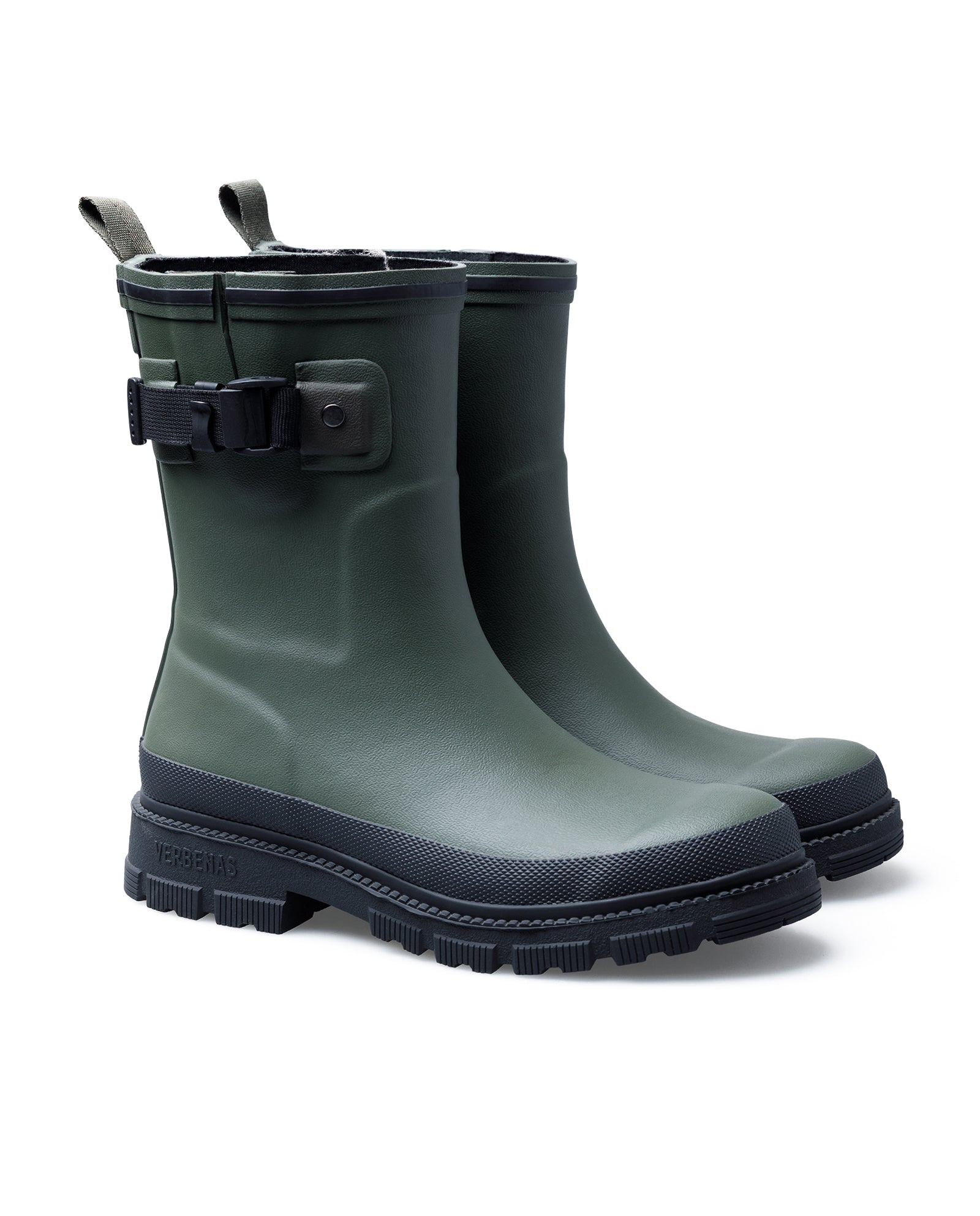 Botas Agua Lina Mate Combi Kaki Black