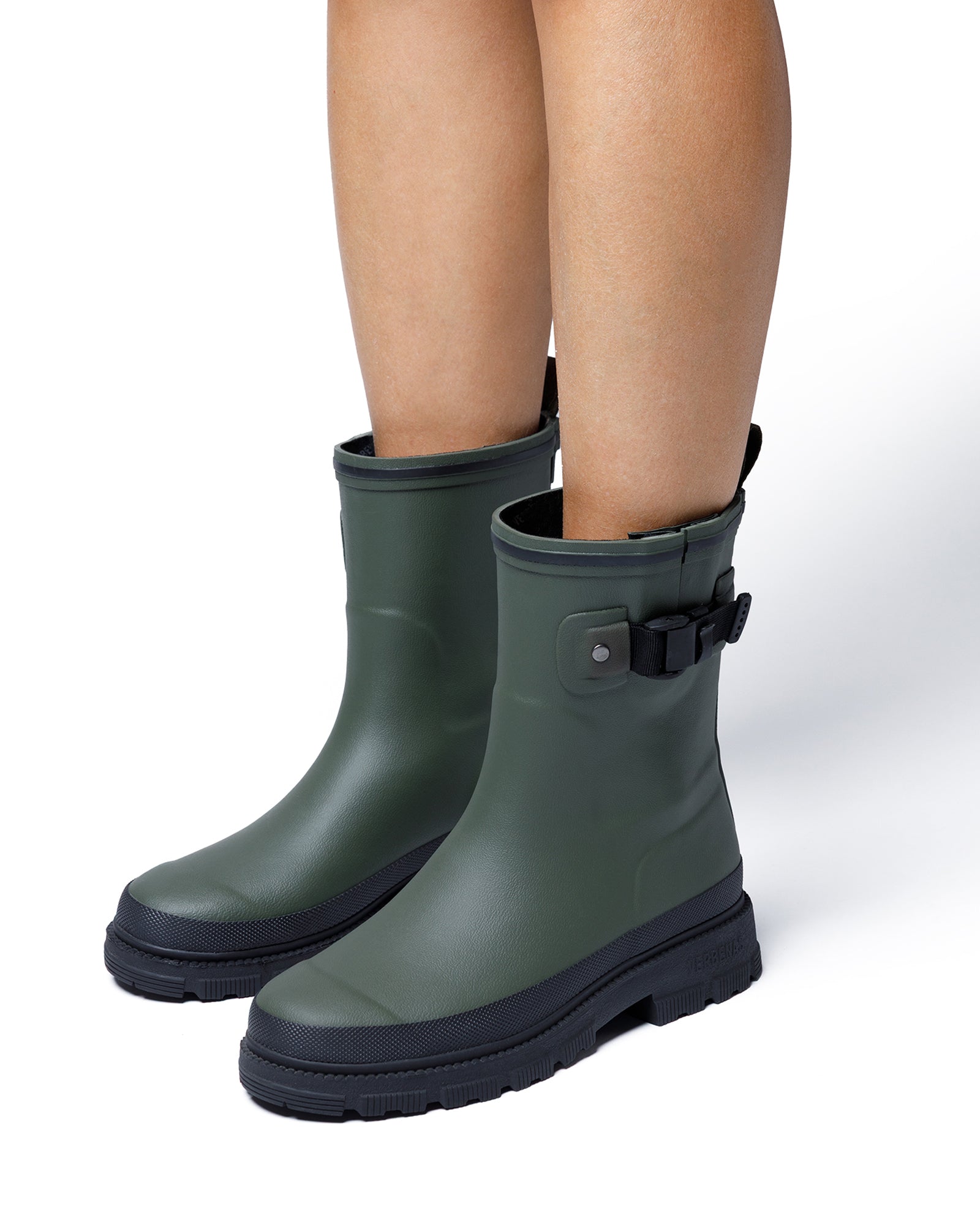 Botas Agua Lina Mate Combi Kaki Black