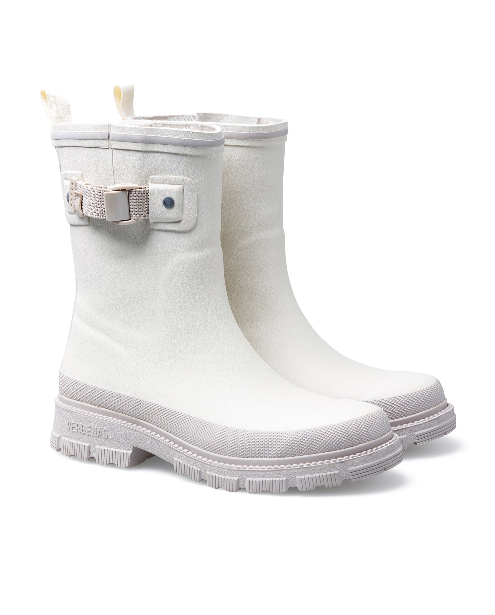 Botas Agua Lina Mate Combi Off White Greige