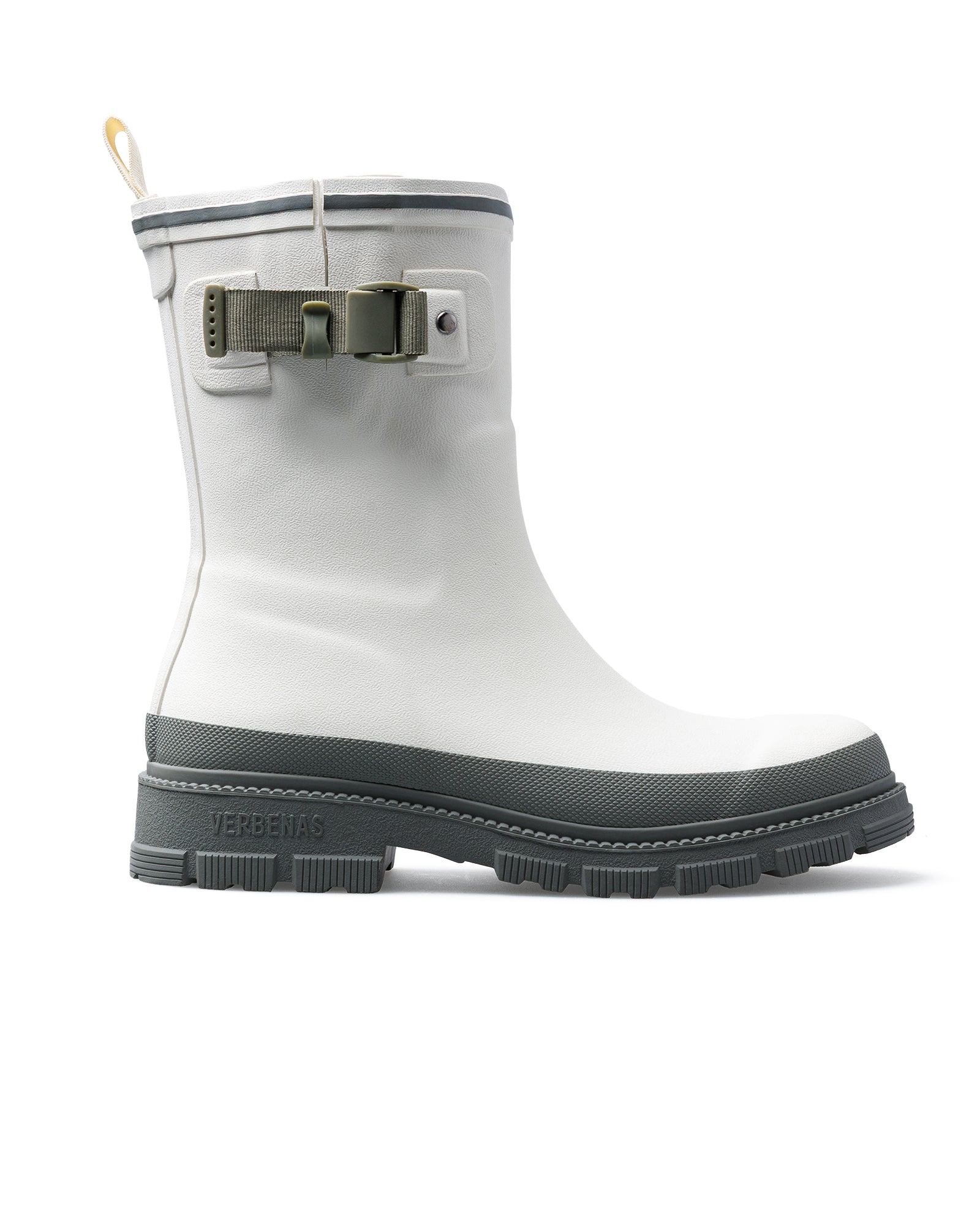 Botas Agua Lina Mate Combi Off White Trebol