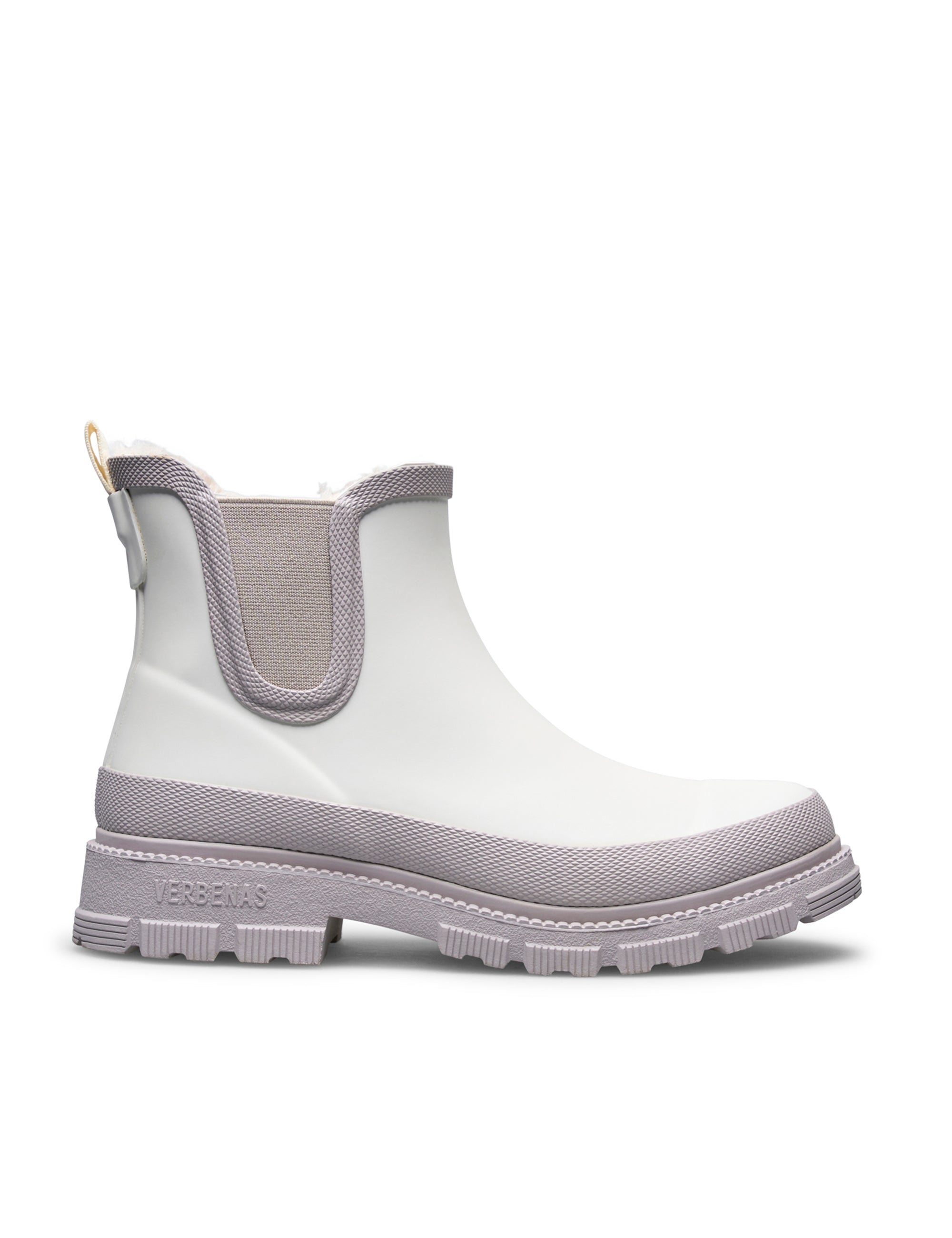 Stivali da pioggia Lua Fur Smooth Off White/Greige
