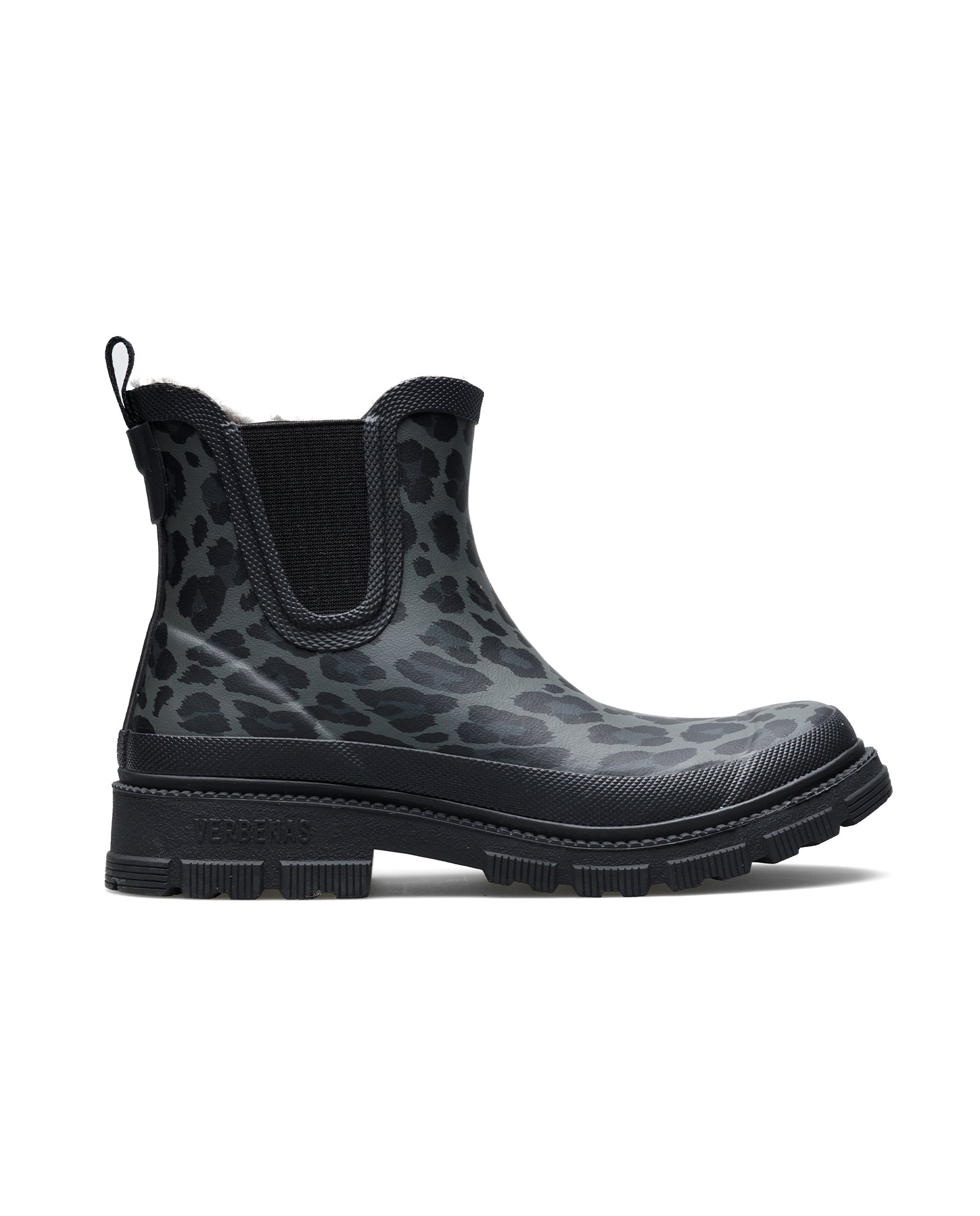 Botas Agua Lua Mate Combi Animal Fur Black Leo Black