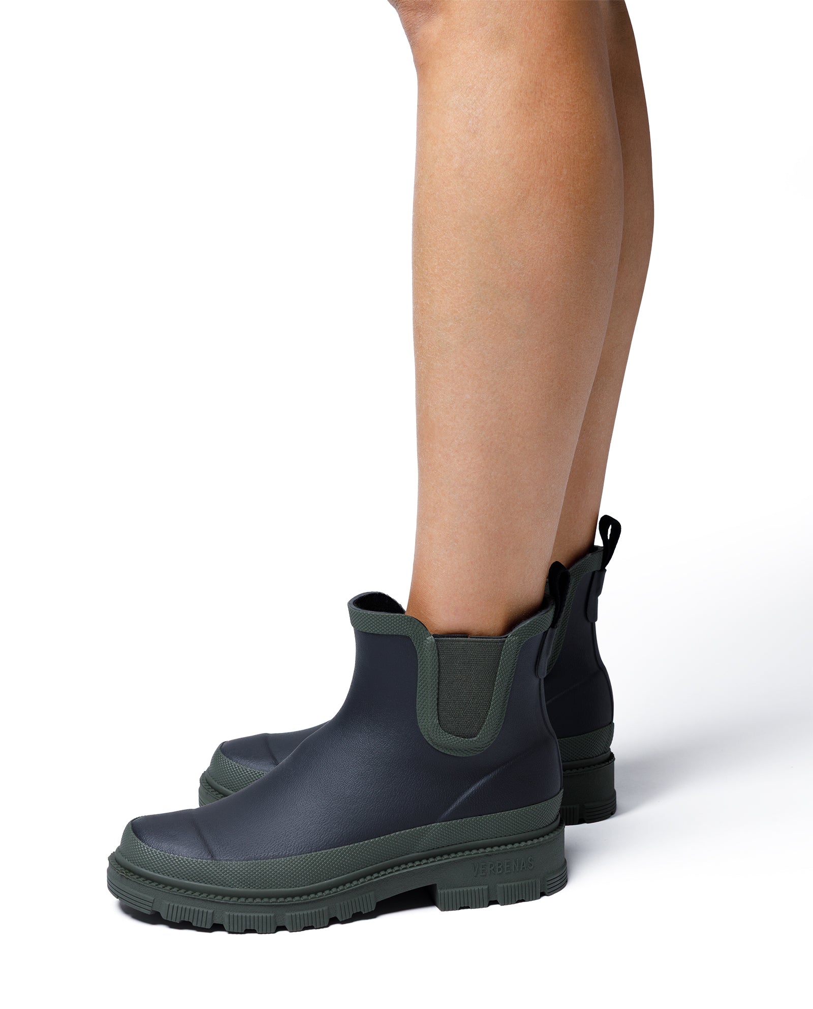 Botas Agua Lua Mate Combi Black-Kaki