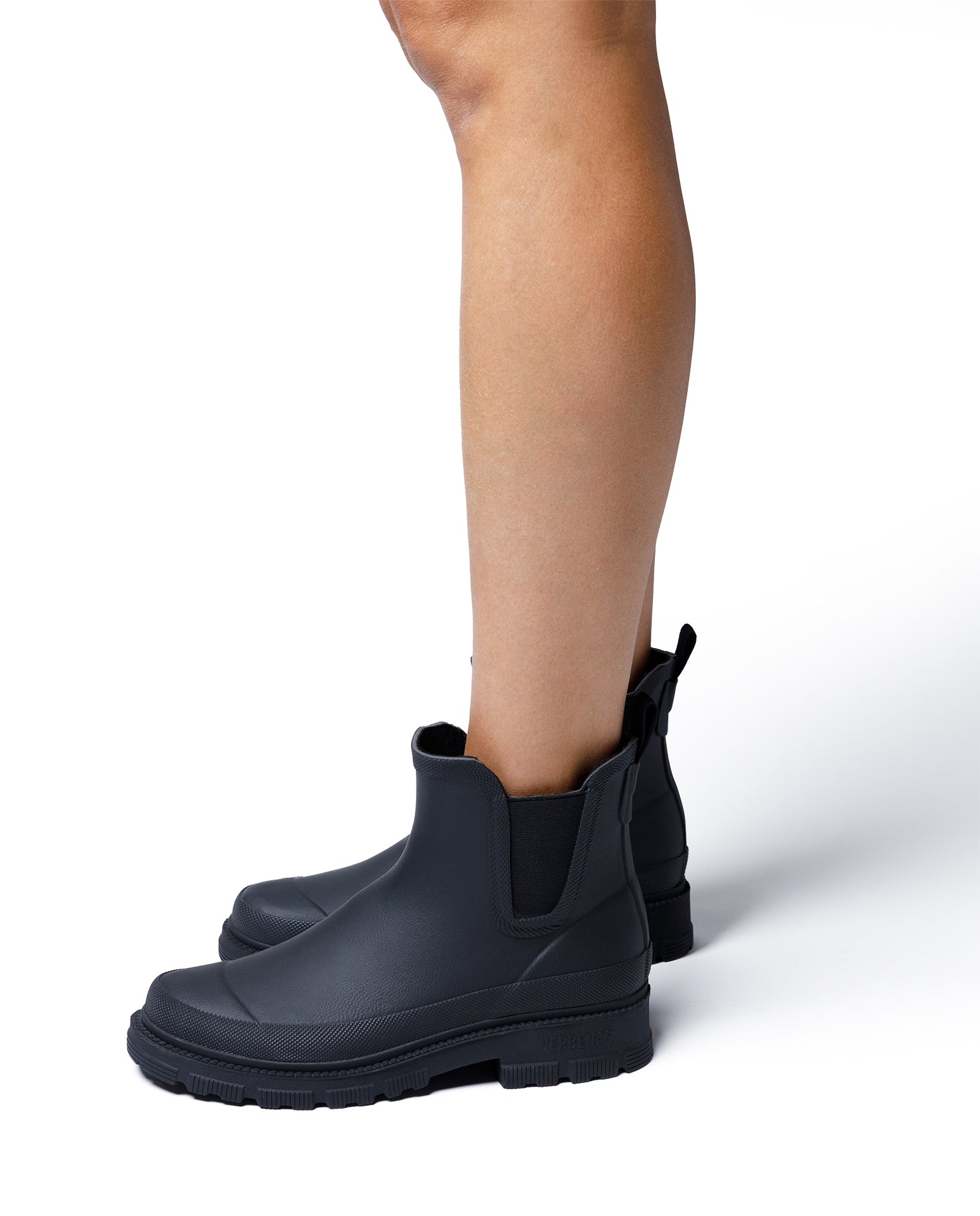 Botas Agua Lua Mate Combi Black-Black